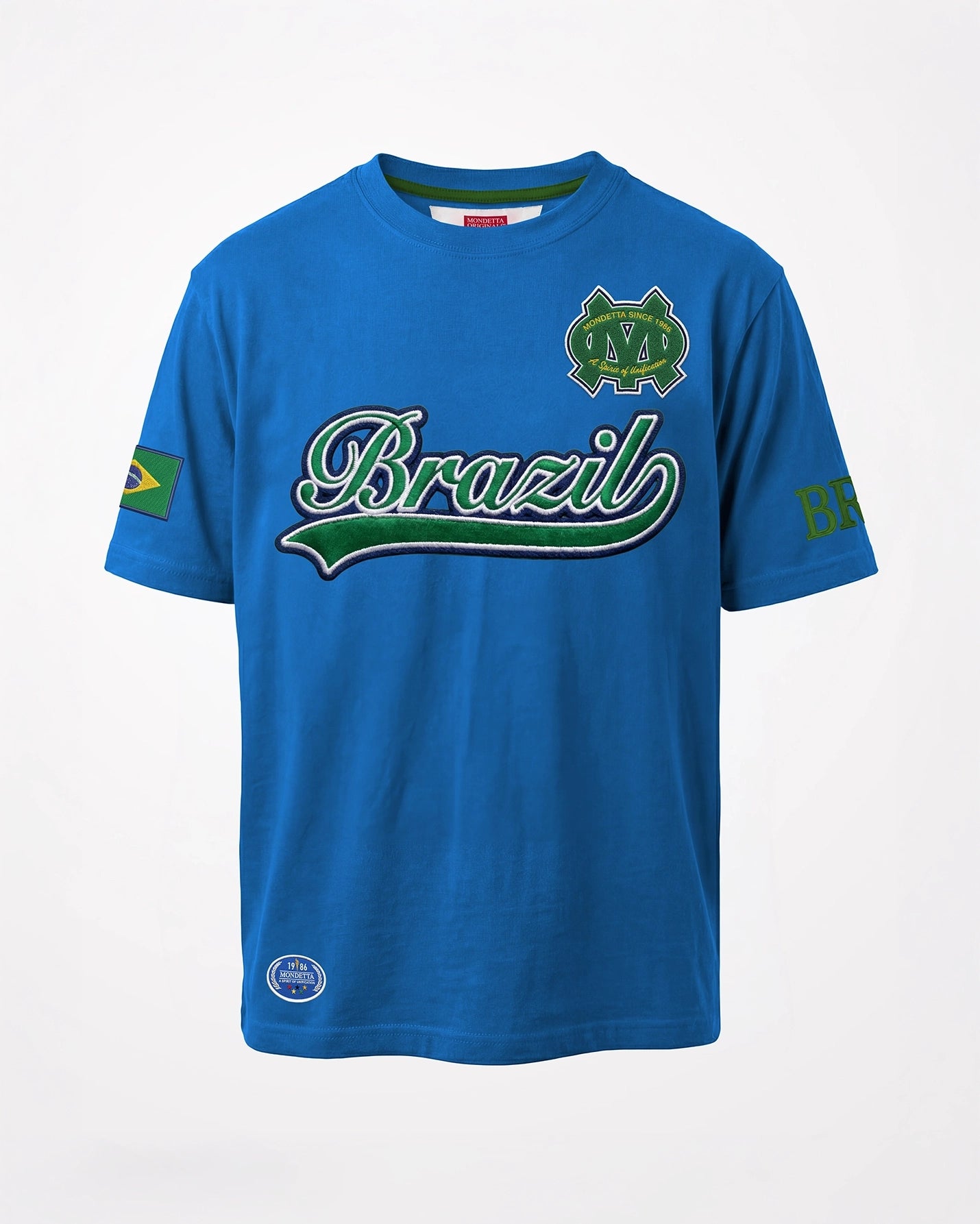 The Match Day T-Shirt - Match Day Blue/Brazil