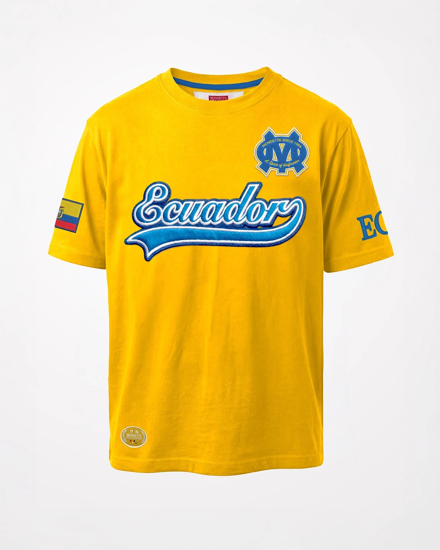 The Match Day T-Shirt - Match Day Yellow/Ecuador