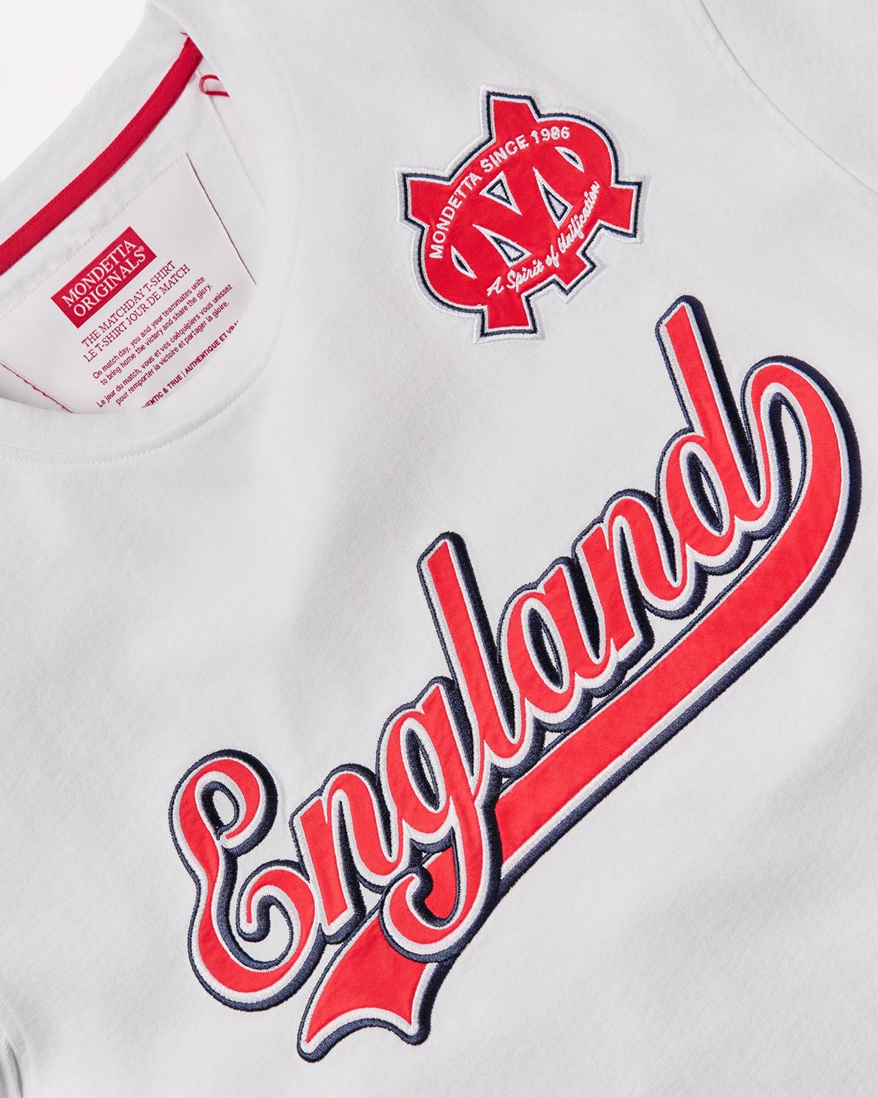 The Match Day T-Shirt - Match Day White/England