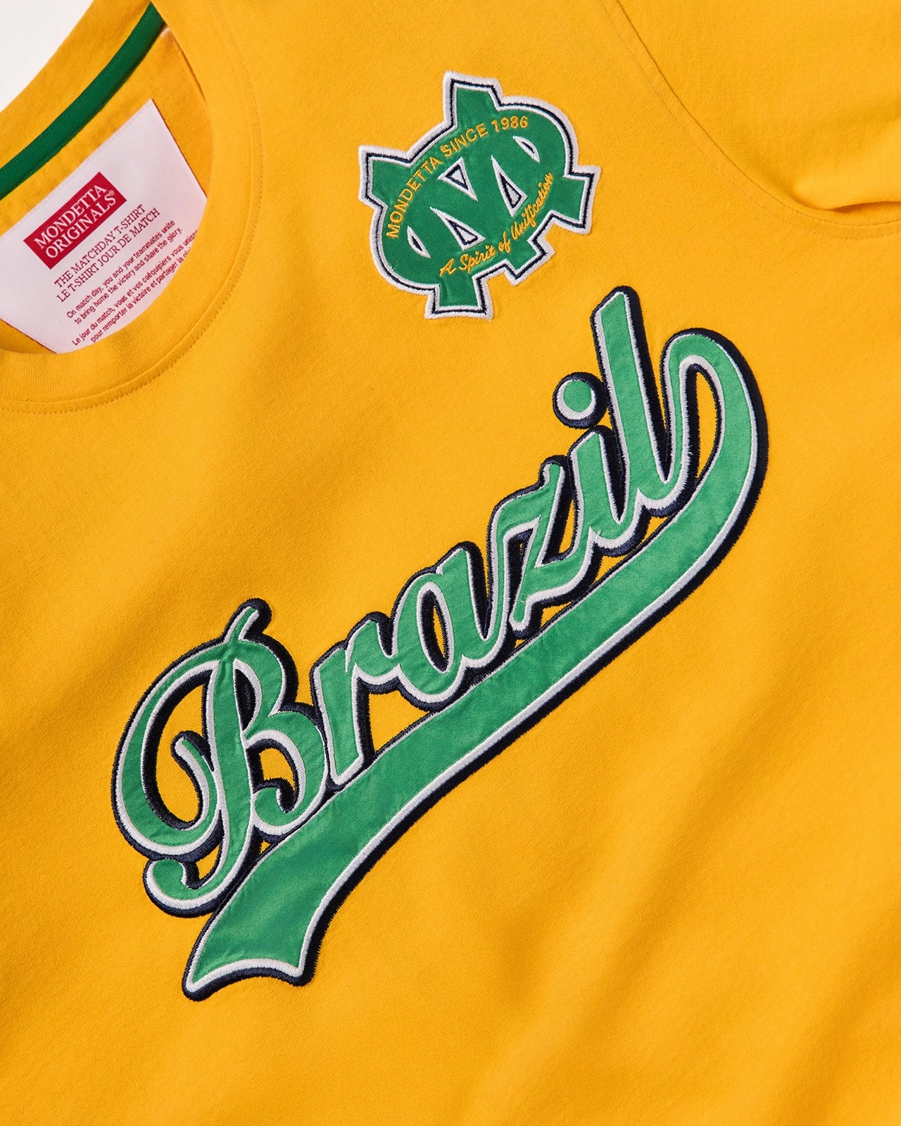 The Match Day T-Shirt - Match Day Yellow/Brazil