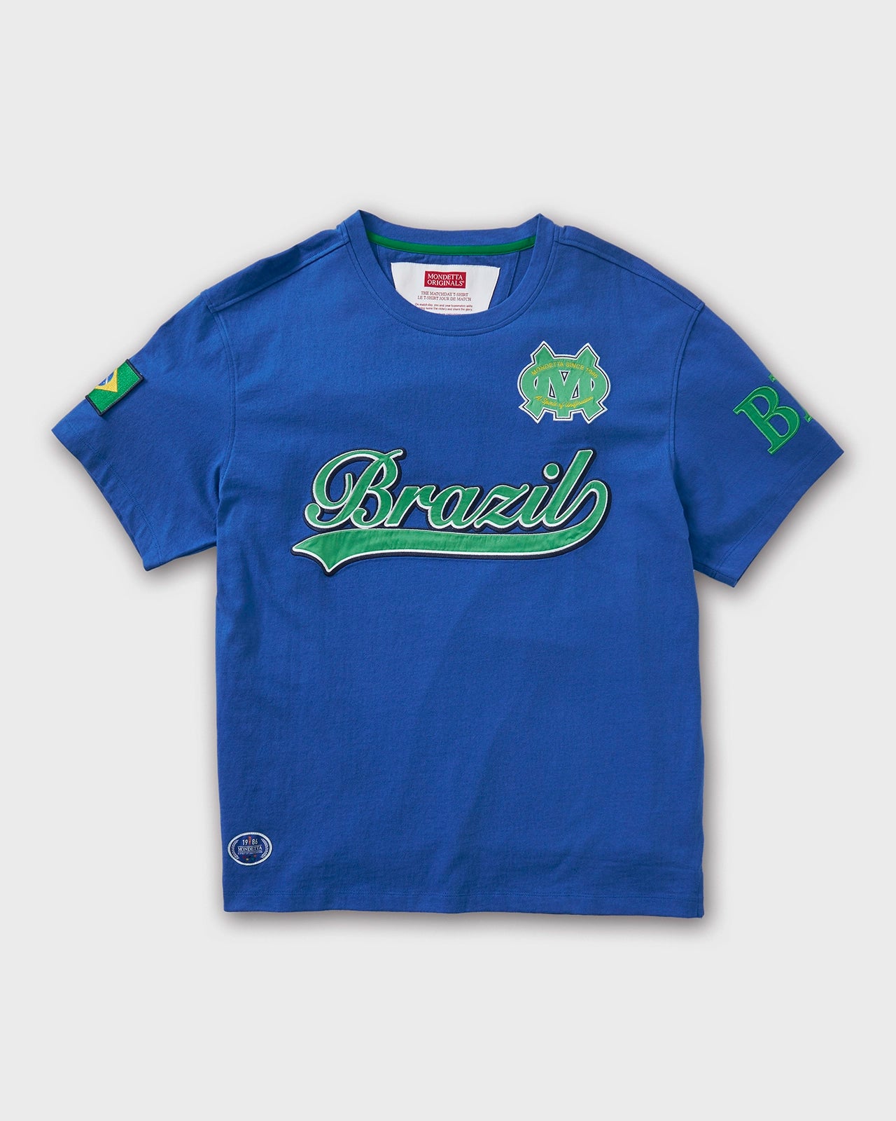 The Match Day T-Shirt - Match Day Blue/Brazil