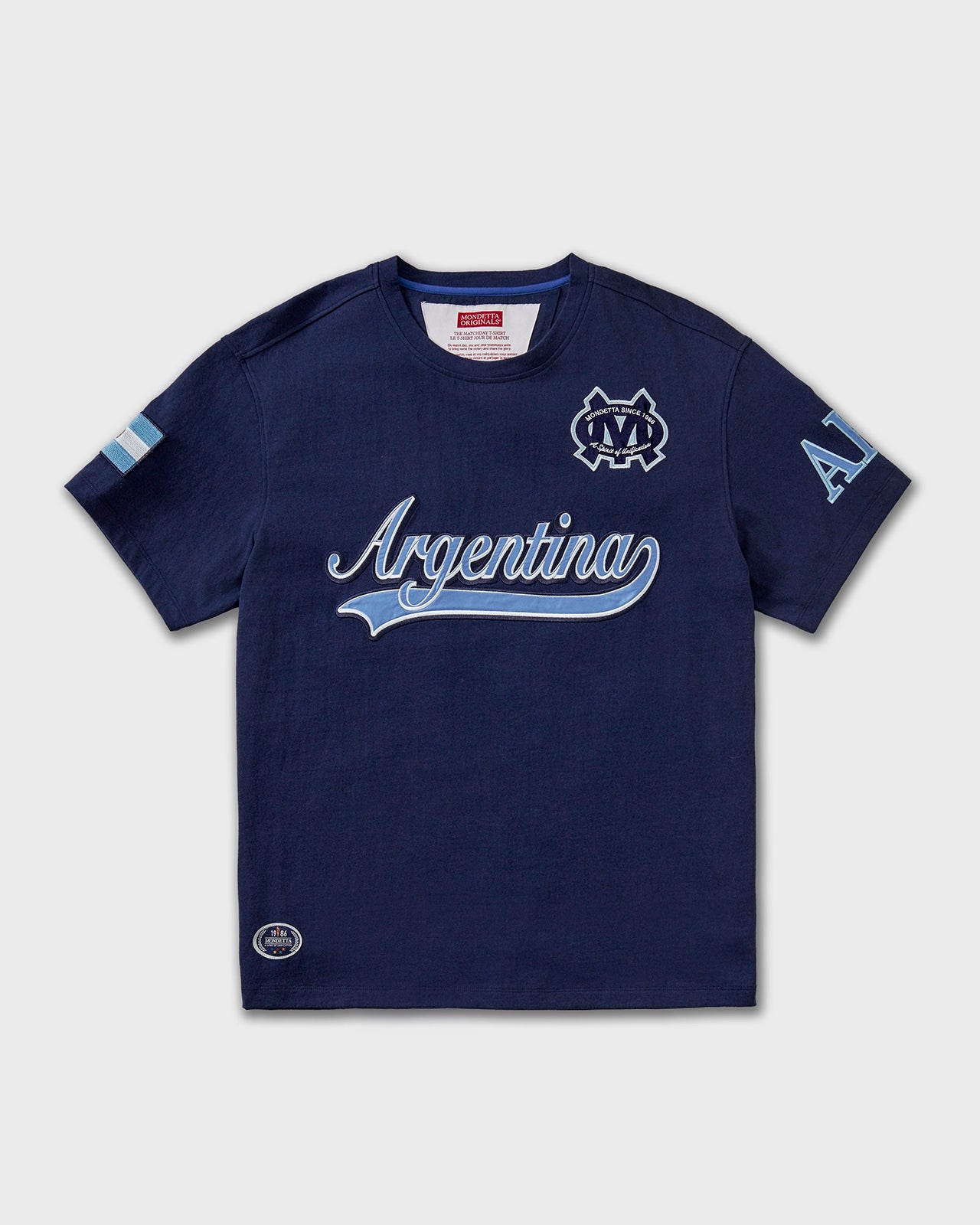 The Match Day T-Shirt - Match Day Navy/Argentina