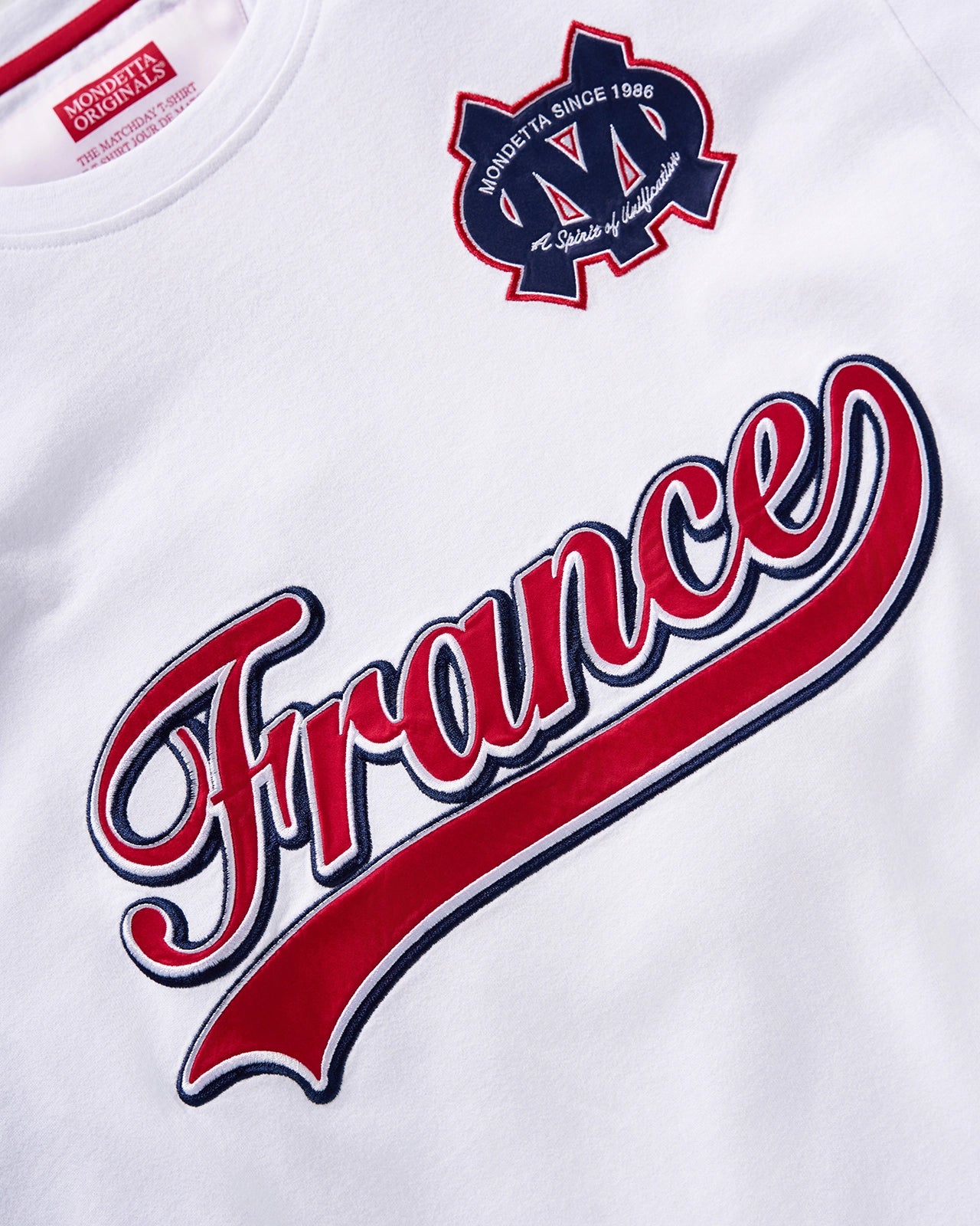 The Match Day T-Shirt - Match Day White/France