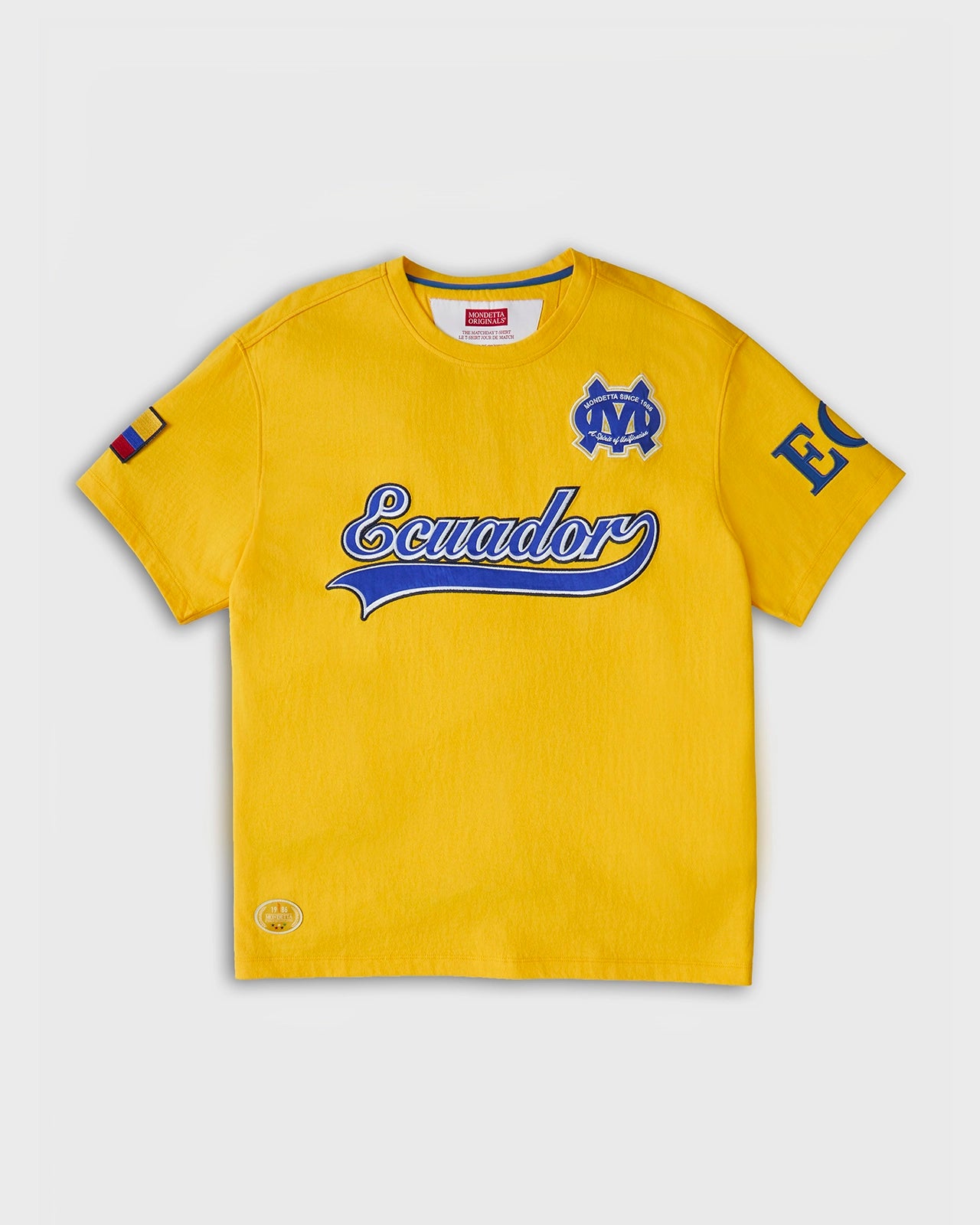 The Match Day T-Shirt - Match Day Yellow/Ecuador