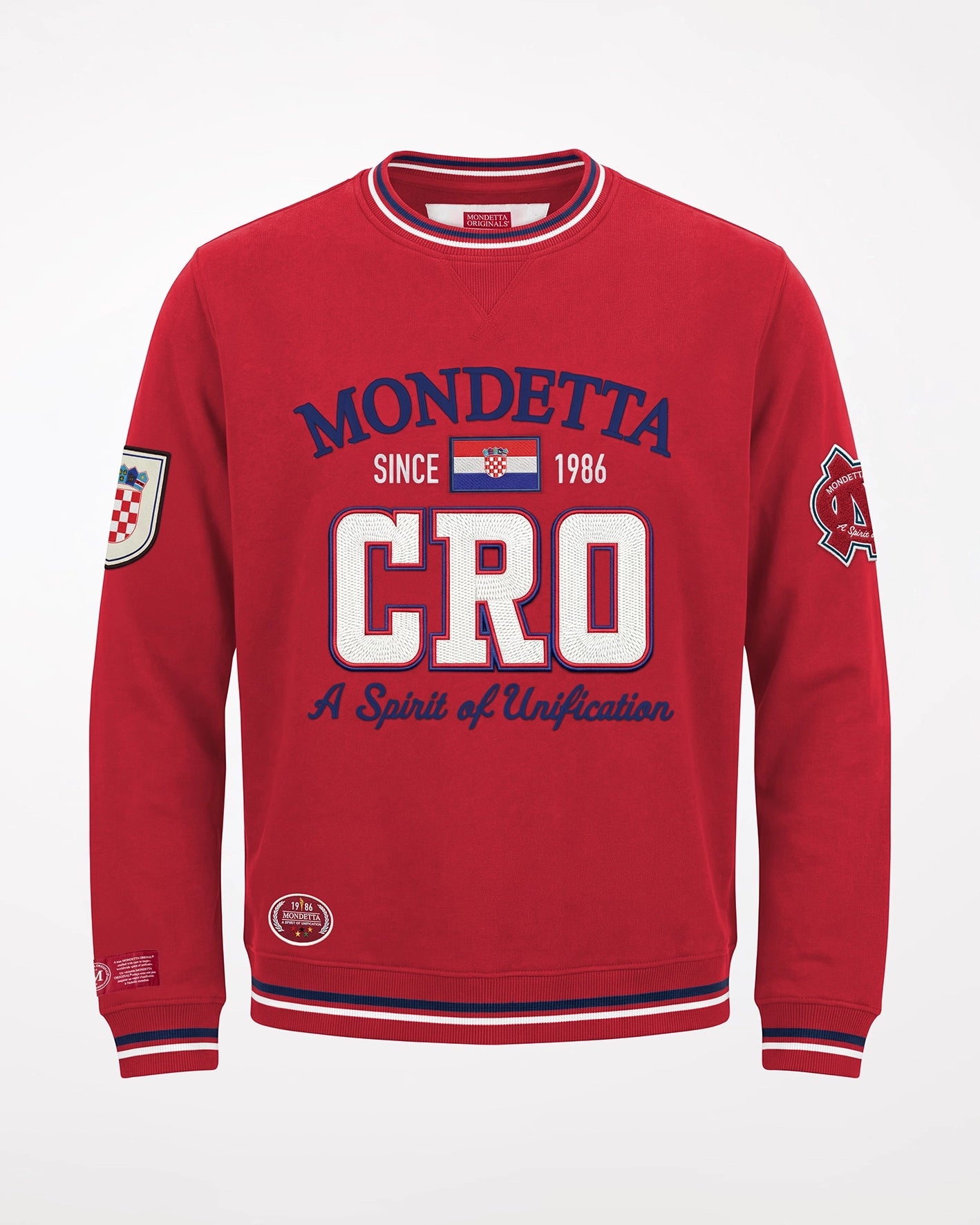 The All Star Crew Neck Sweatshirt - All Star Red/Croatia