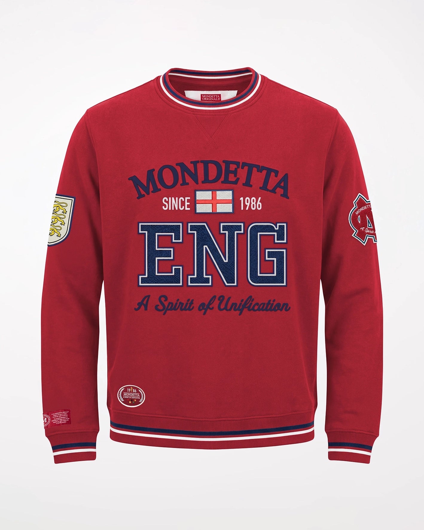The All Star Crew Neck Sweatshirt - All Star Red/England
