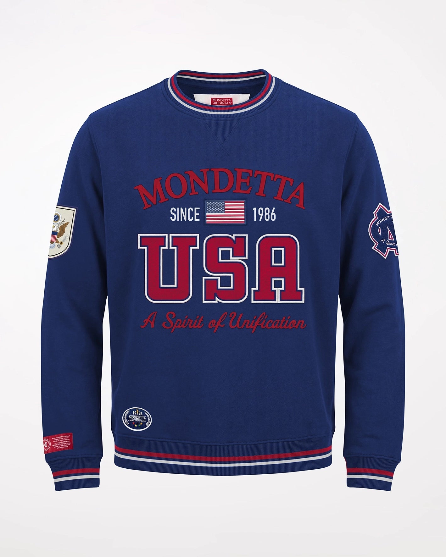 The All Star Crew Neck Sweatshirt - All Star Navy/USA