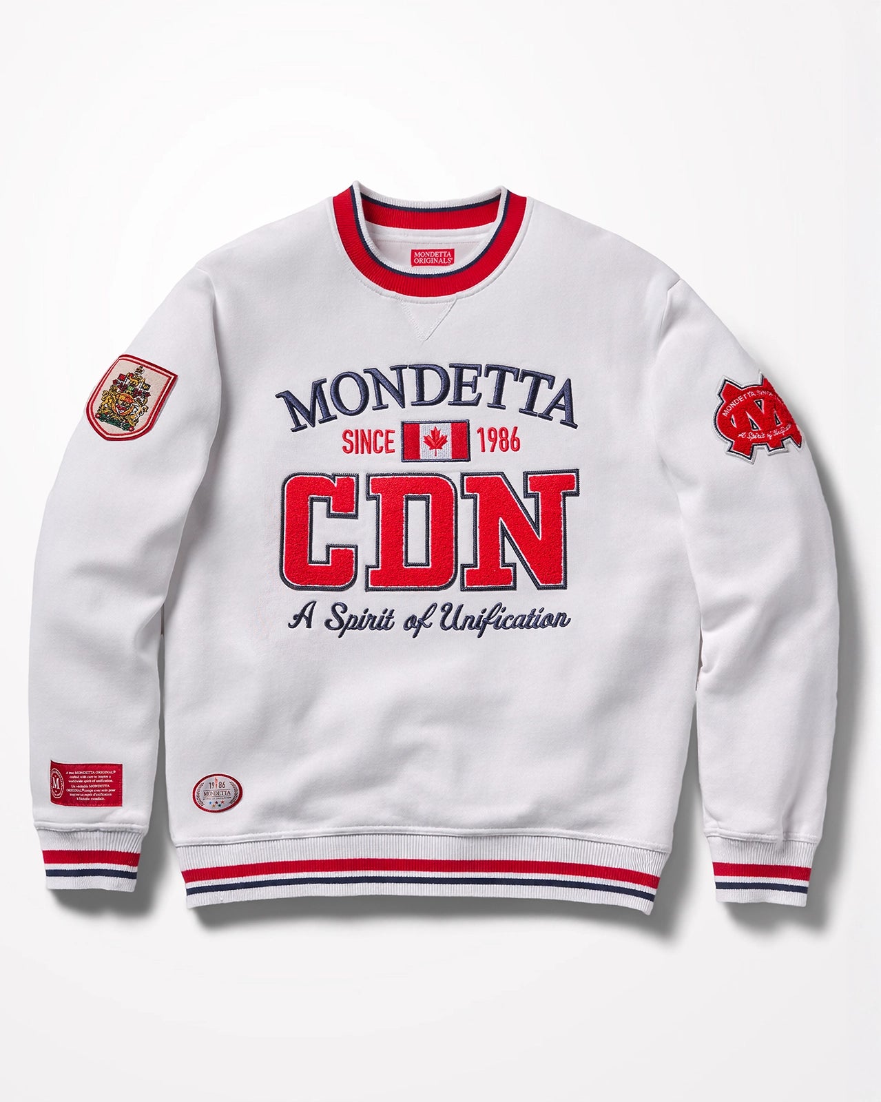 The All Star Crew Neck Sweatshirt - All Star White/Canada