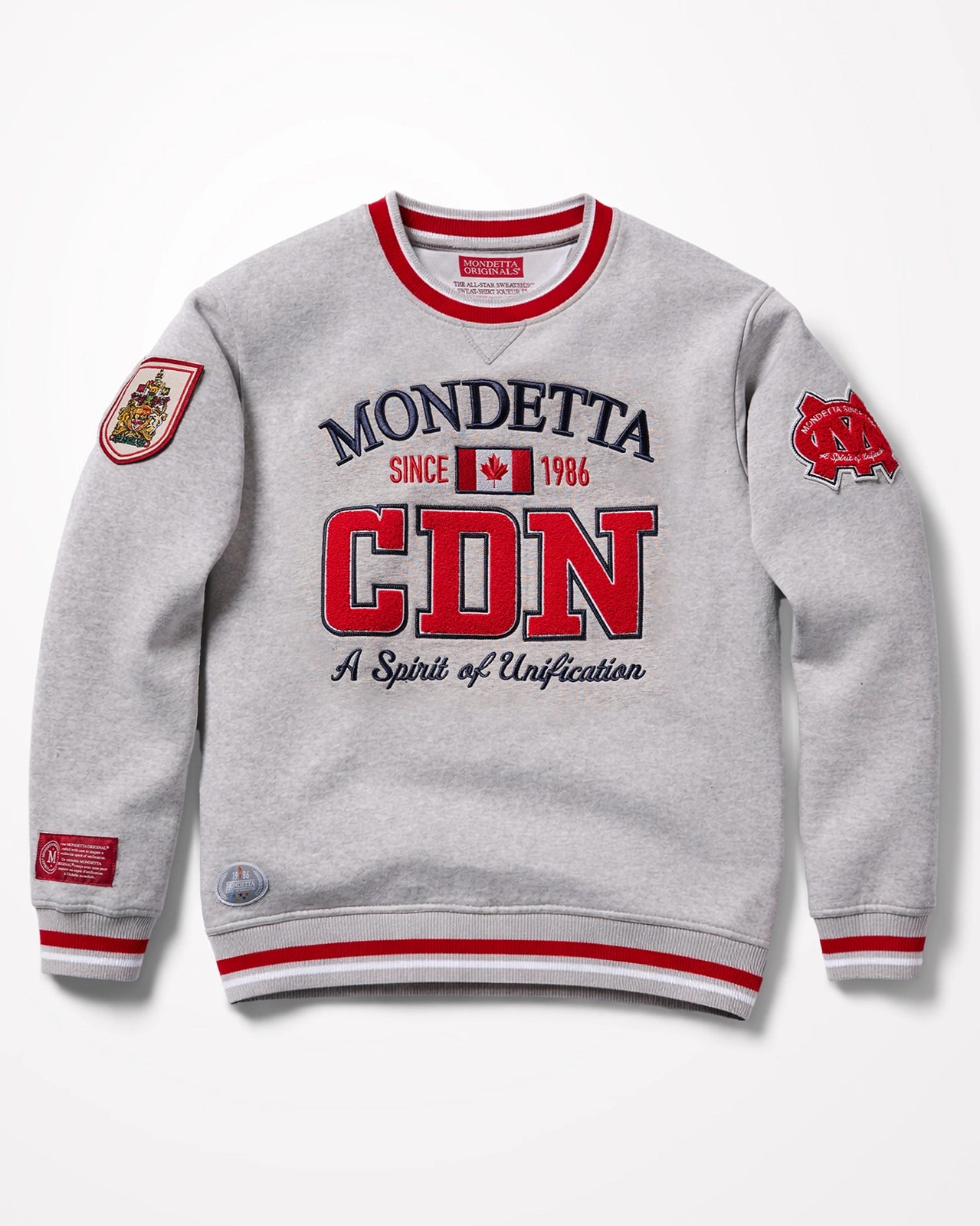 The All Star Crew Neck Sweatshirt - All Star Htr Grey/Canada