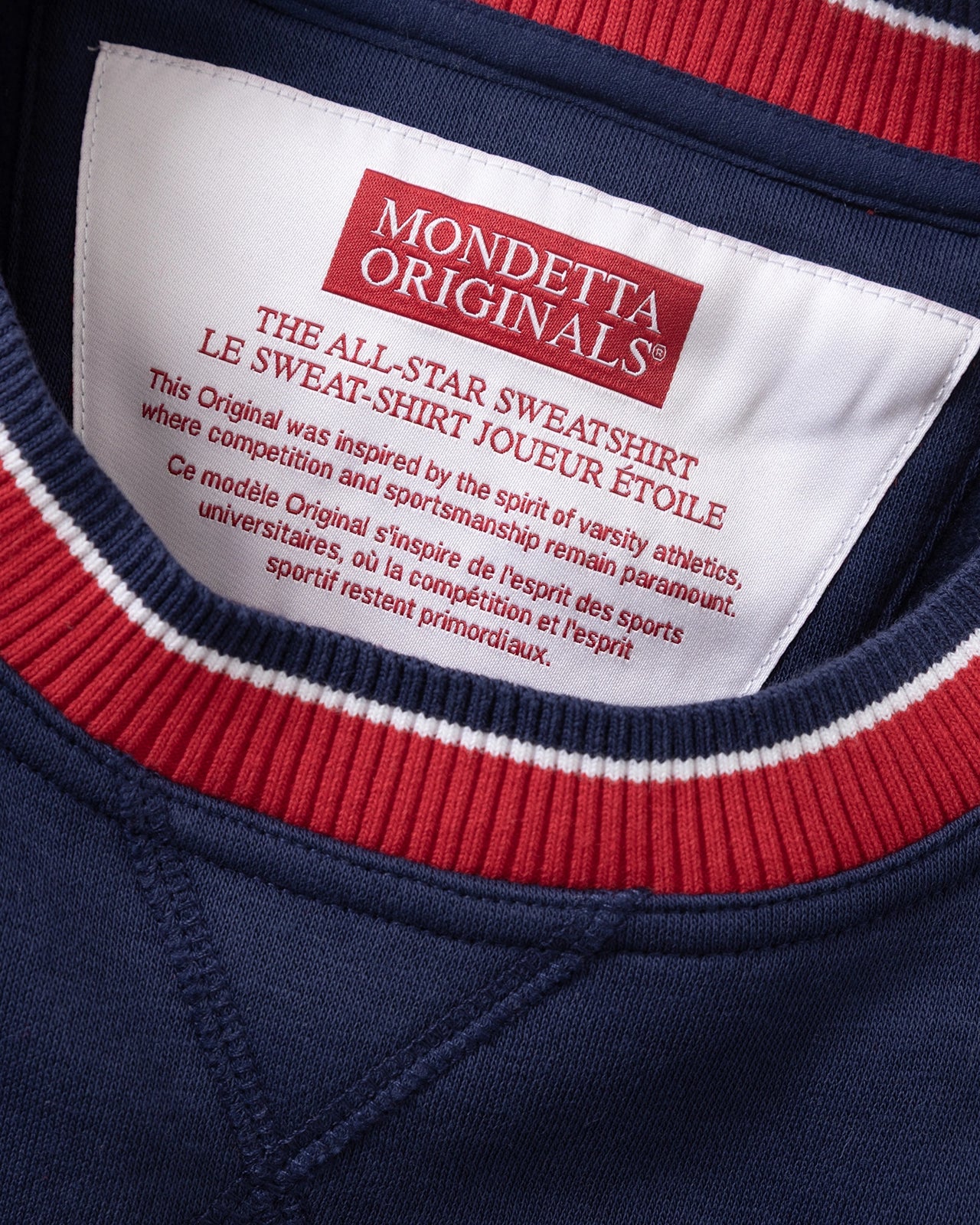 The All-Star Crew Neck Sweatshirt - All Star Navy/France