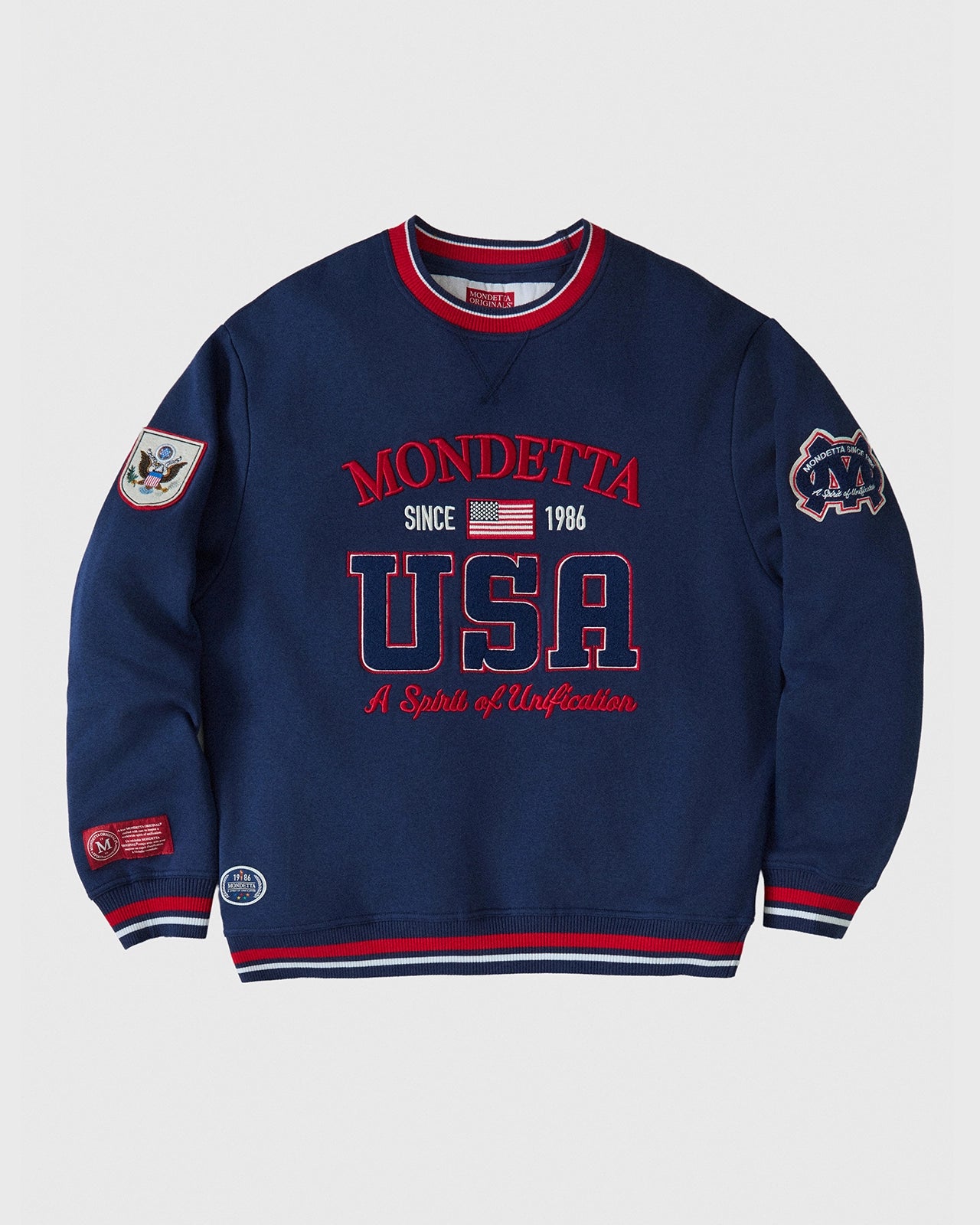 The All-Star Crew Neck Sweatshirt - All Star Navy/USA