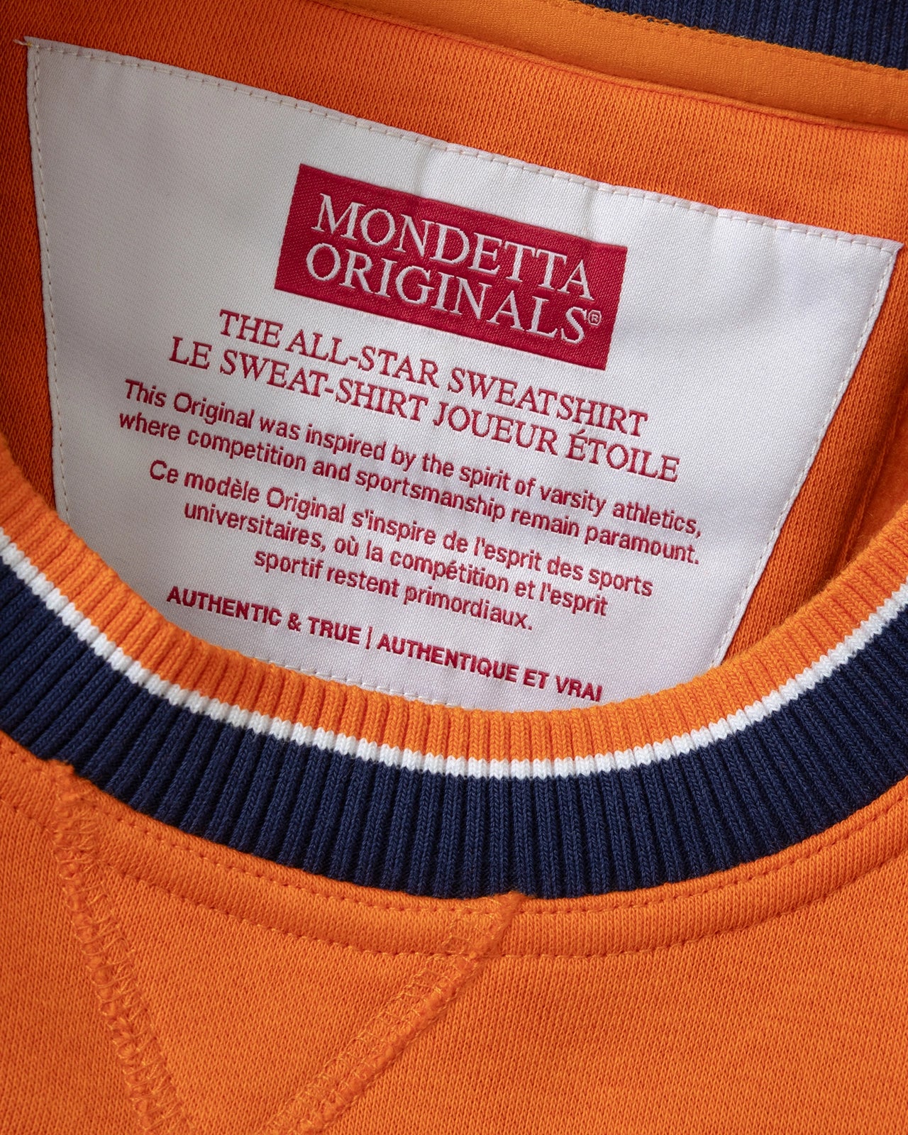 The All-Star Crew Neck Sweatshirt - All Star Orange/Netherlands