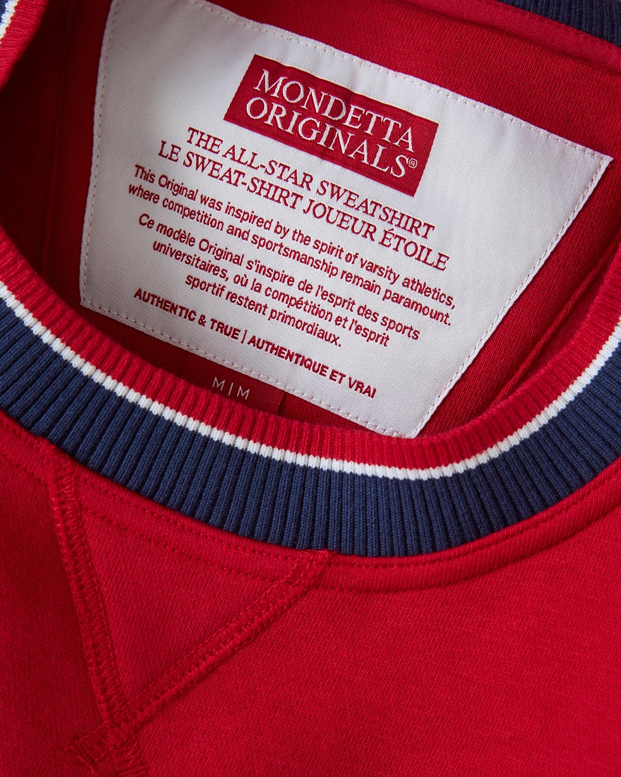 The All-Star Crew Neck Sweatshirt - All Star Red/England