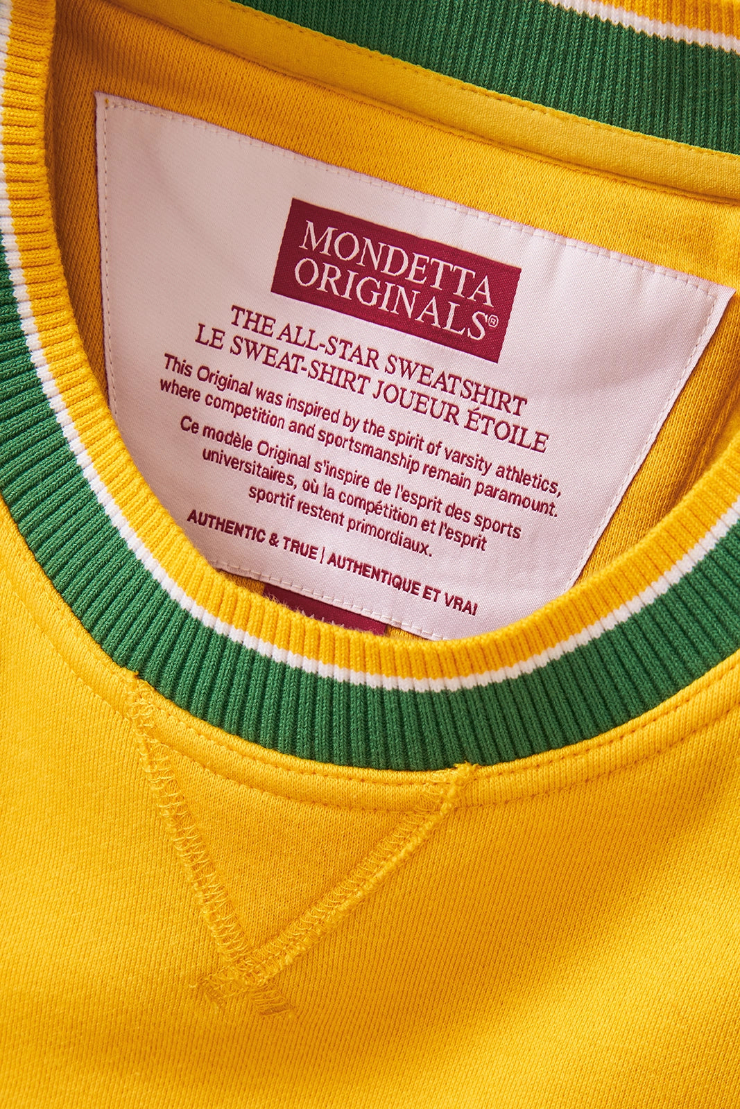 The All-Star Crew Neck Sweatshirt - All Star Yellow/Brazil