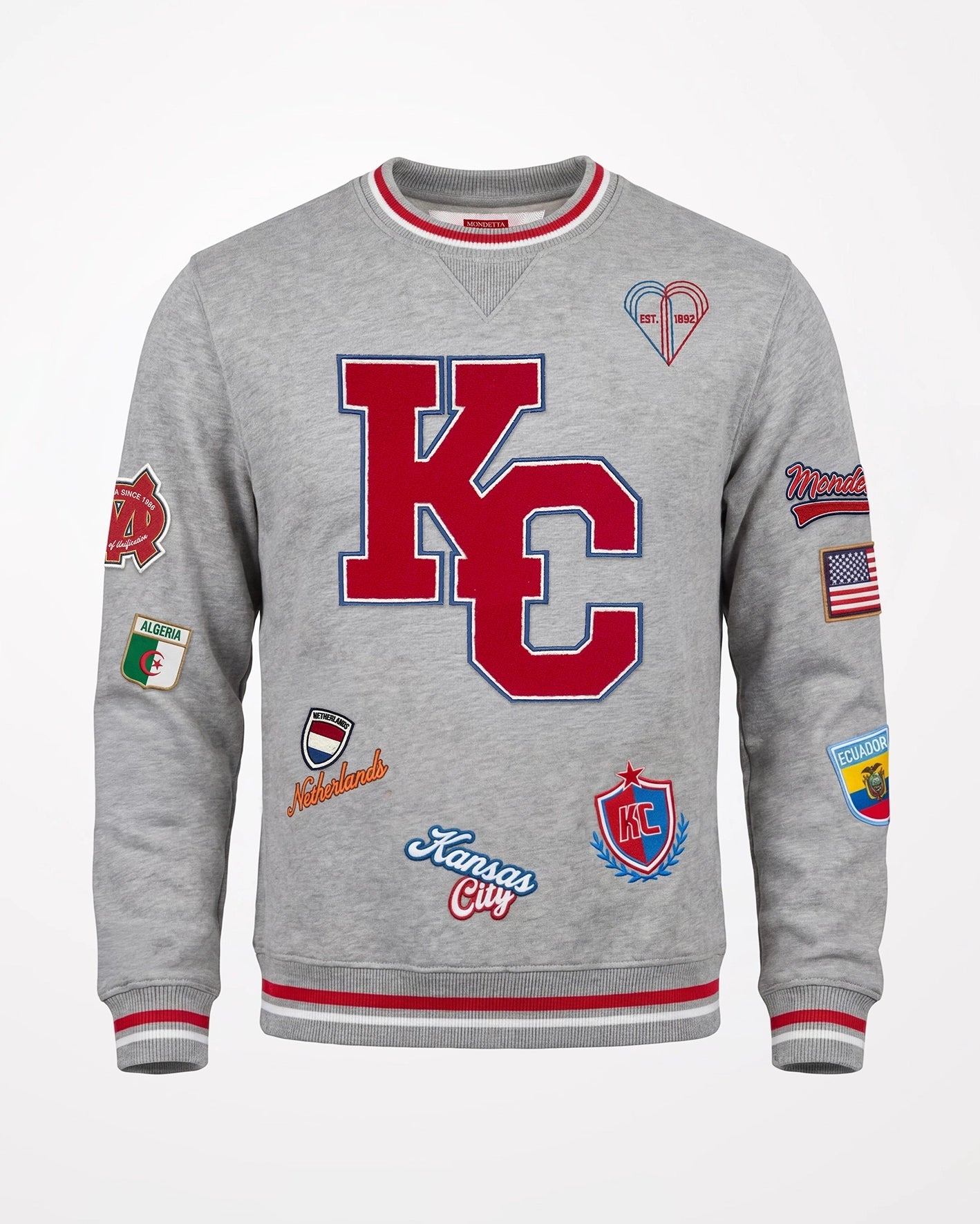The Unity Crew Neck Sweatshirt - Unity Sweatshirt Htr Grey/KC