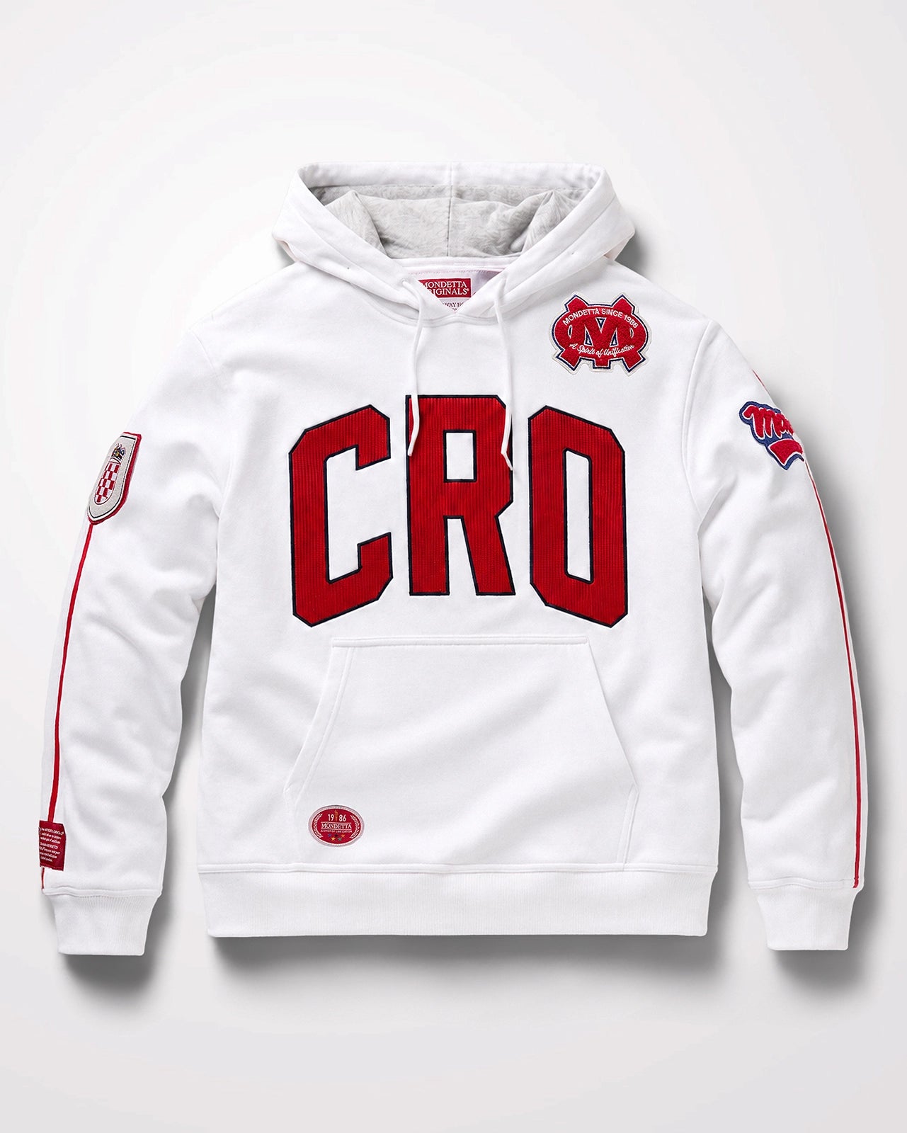 The Breakaway Hoodie - Breakaway White/Croatia
