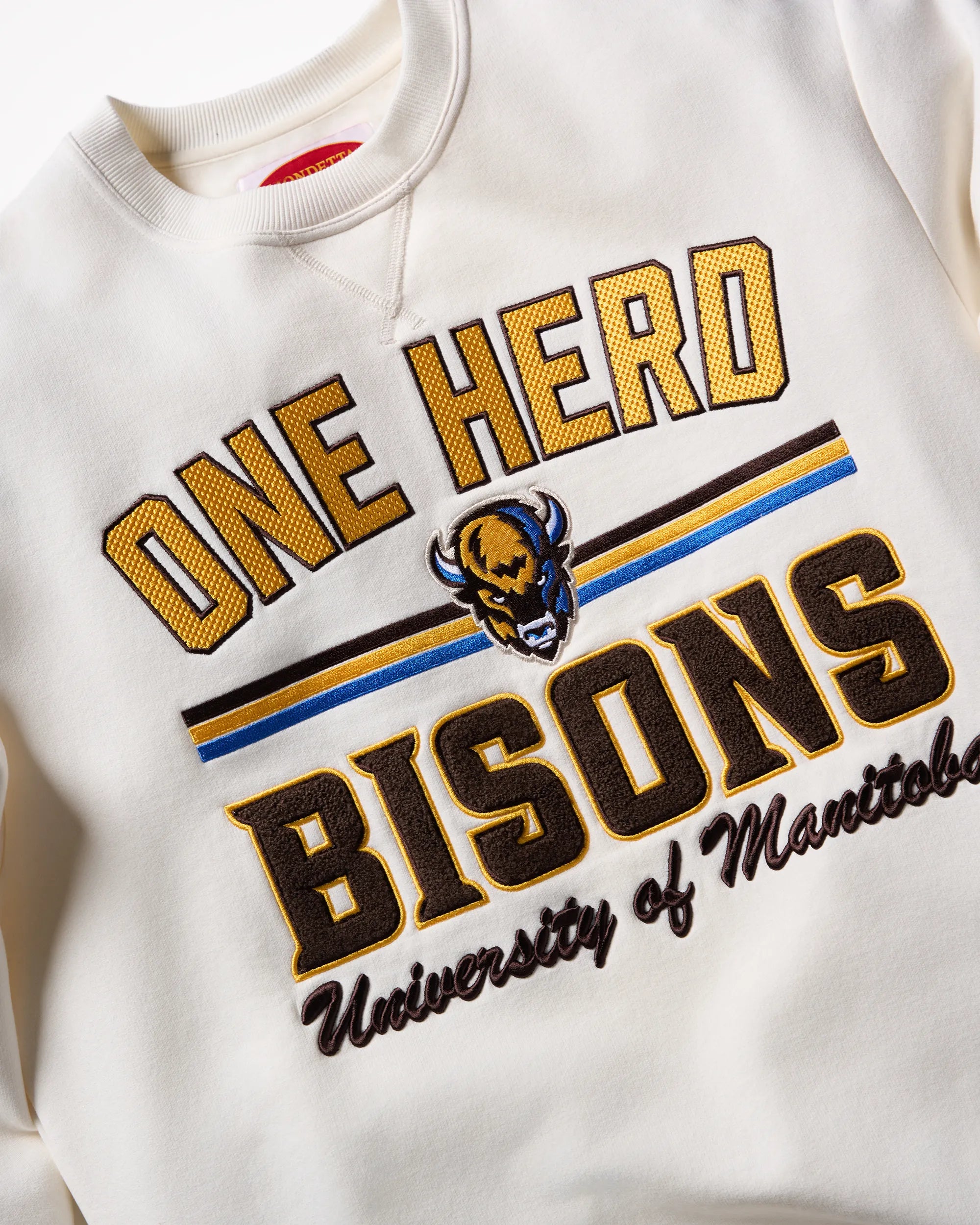 The Bison Classic Crew - Light Cream