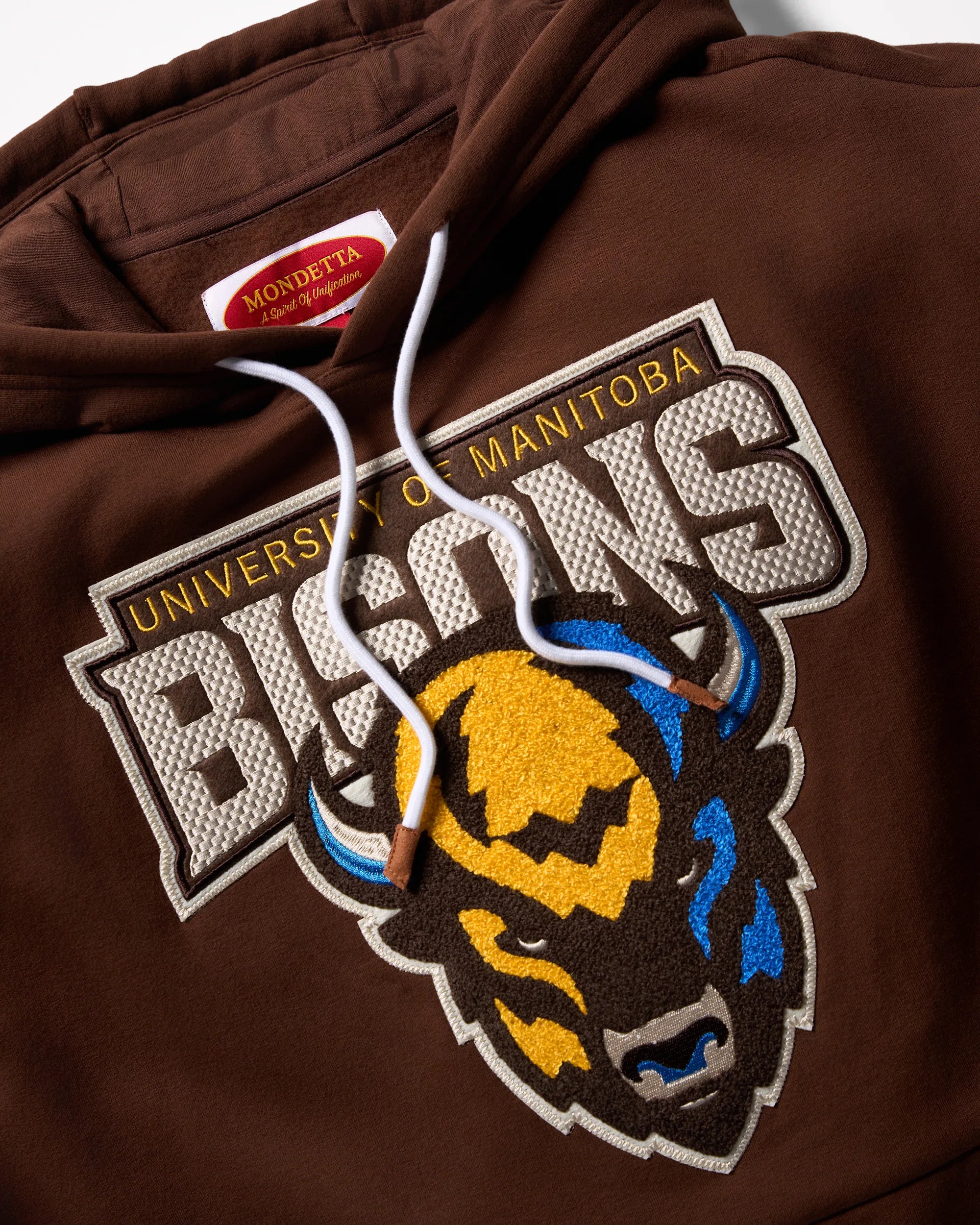 The Bison Hoodie - Chocolate Brown