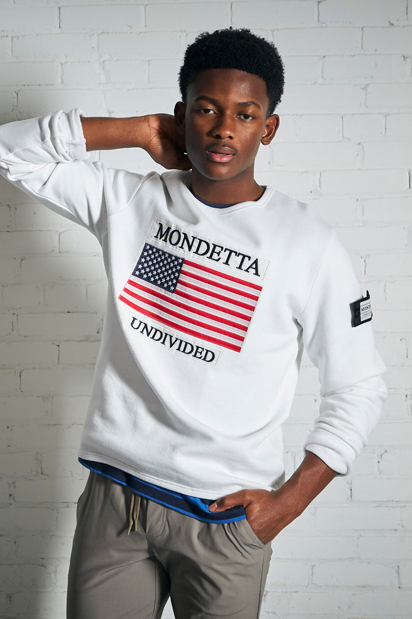 Homage Classic Fit Sweatshirt - USA - White