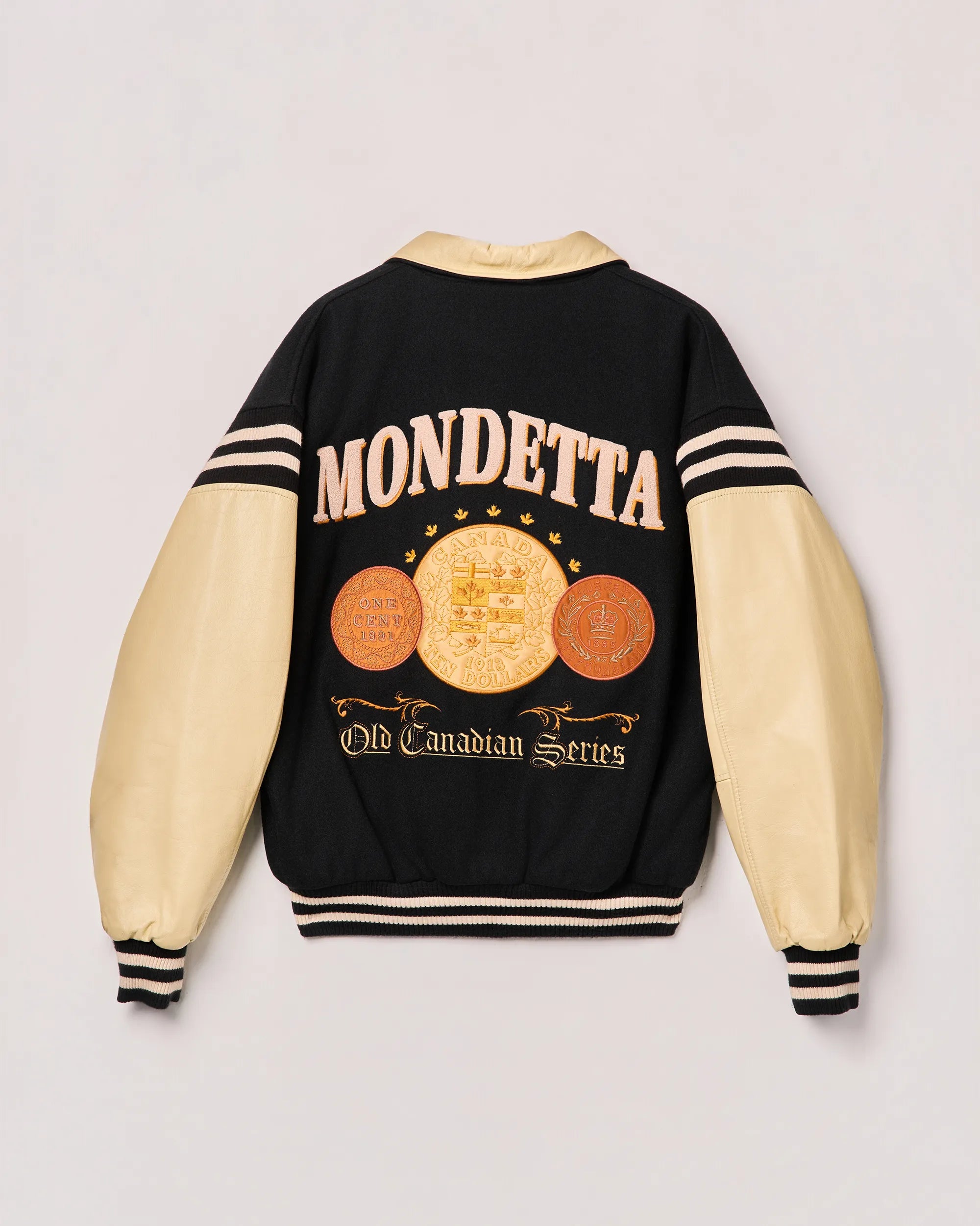 Leather Melton Bomber ‘Old Canadian Series’