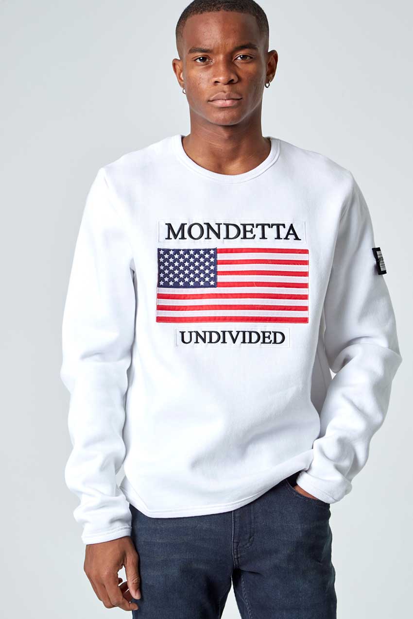 Homage Classic Fit Sweatshirt - USA - White