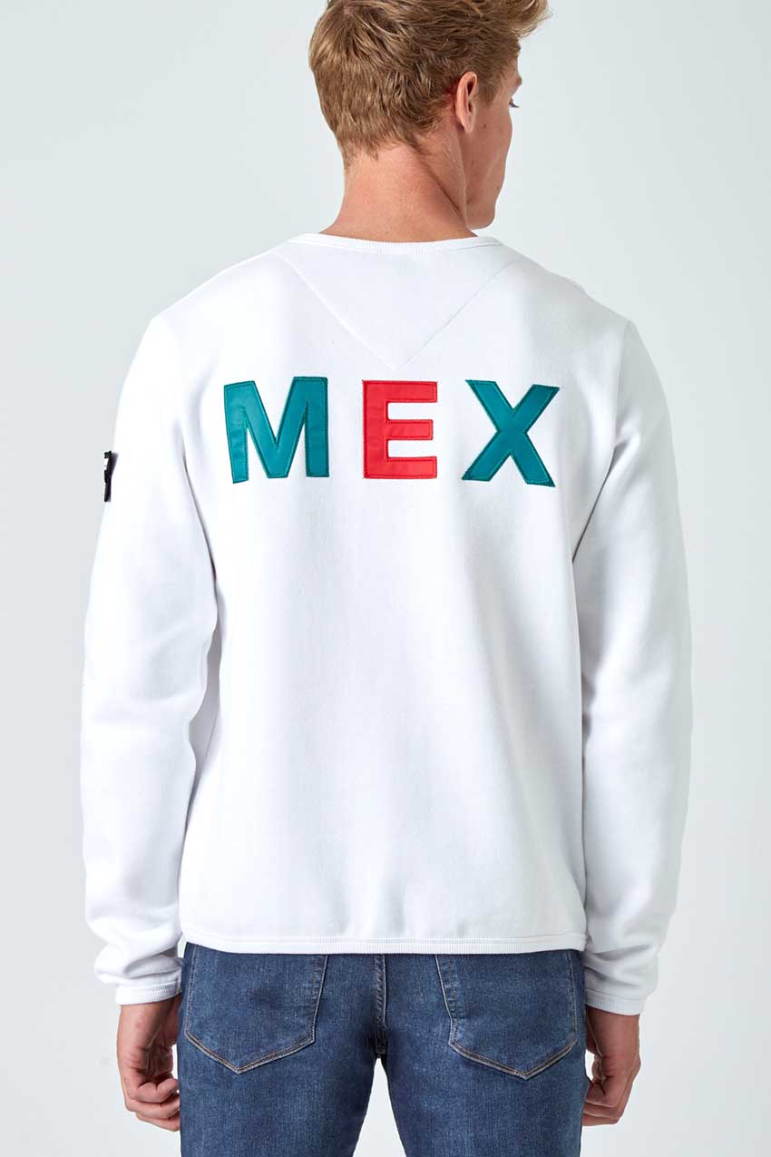 Homage Classic Fit Sweatshirt - Mexico - White