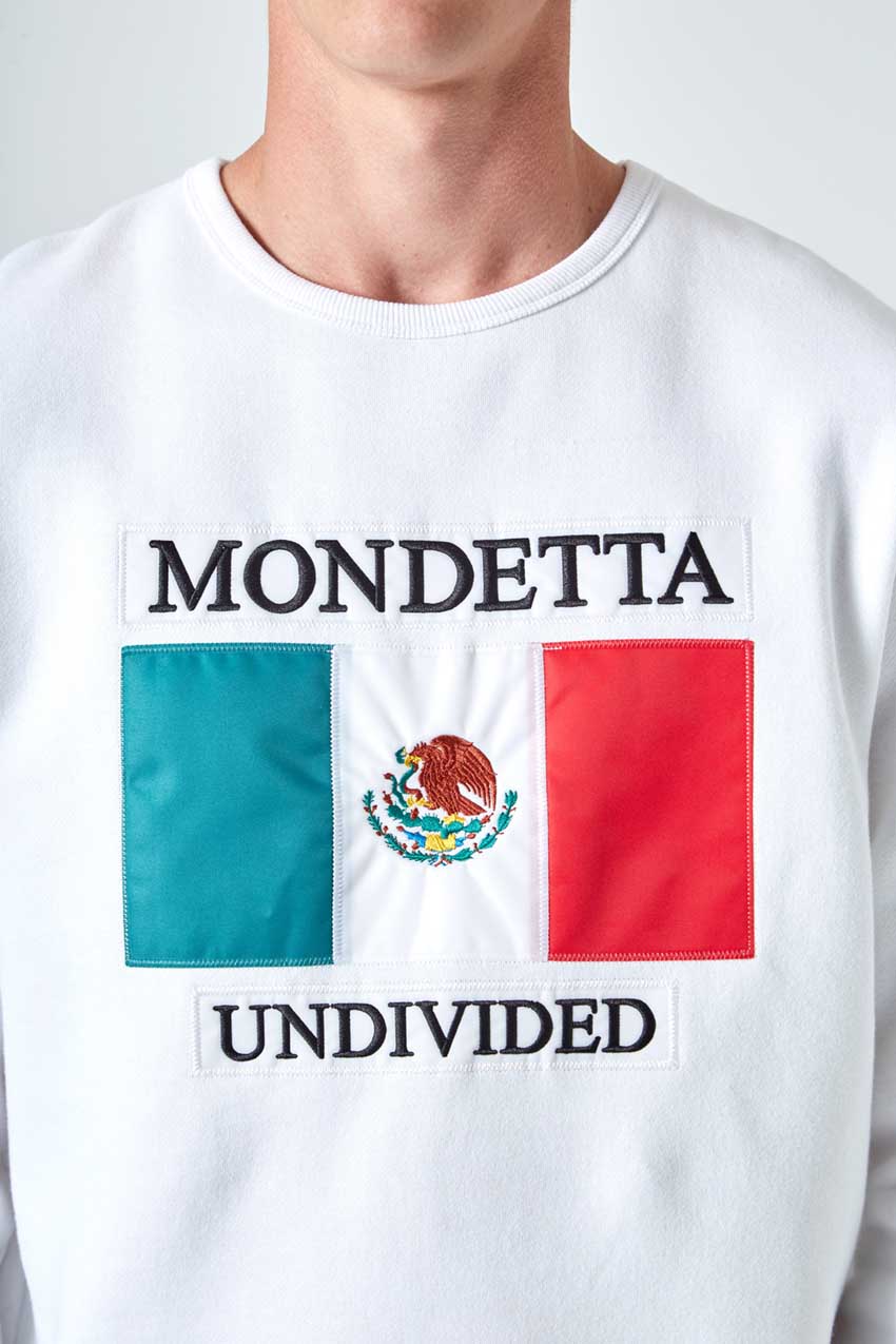 Homage Classic Fit Sweatshirt - Mexico - White