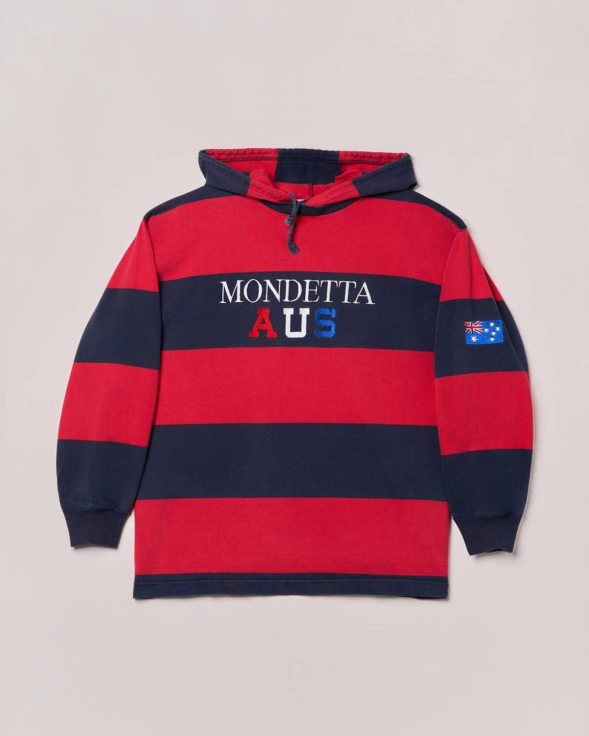 Mondetta ‘AUS’ Striped Hoodie