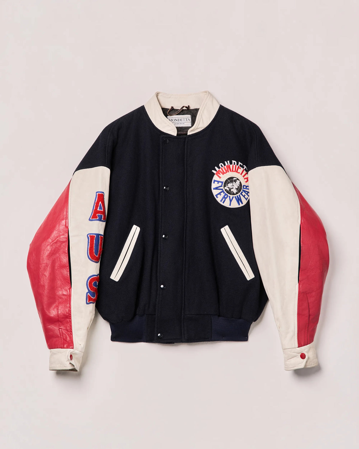 Mondetta ‘Everywear’ AUS Leather Melton Bomber