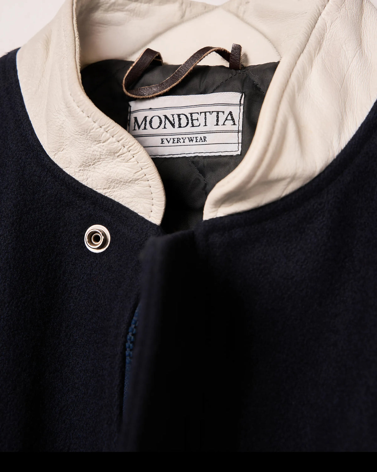 Mondetta ‘Everywear’ AUS Leather Melton Bomber
