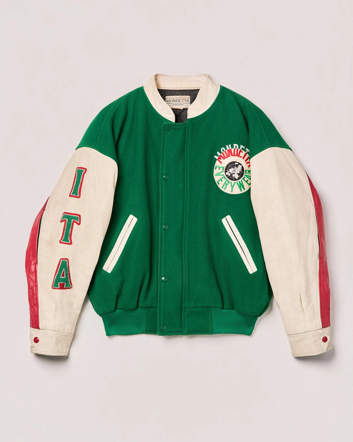 Mondetta ‘Everywear’ ITA Leather Melton Bomber