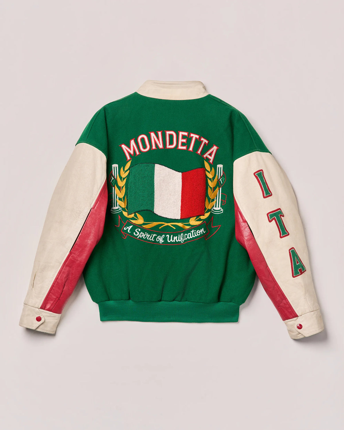 Mondetta ‘Everywear’ ITA Leather Melton Bomber