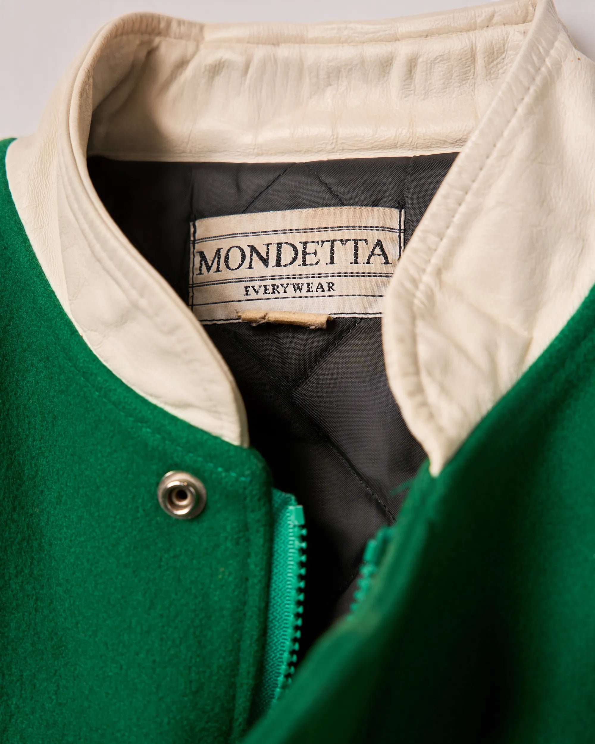 Mondetta ‘Everywear’ ITA Leather Melton Bomber