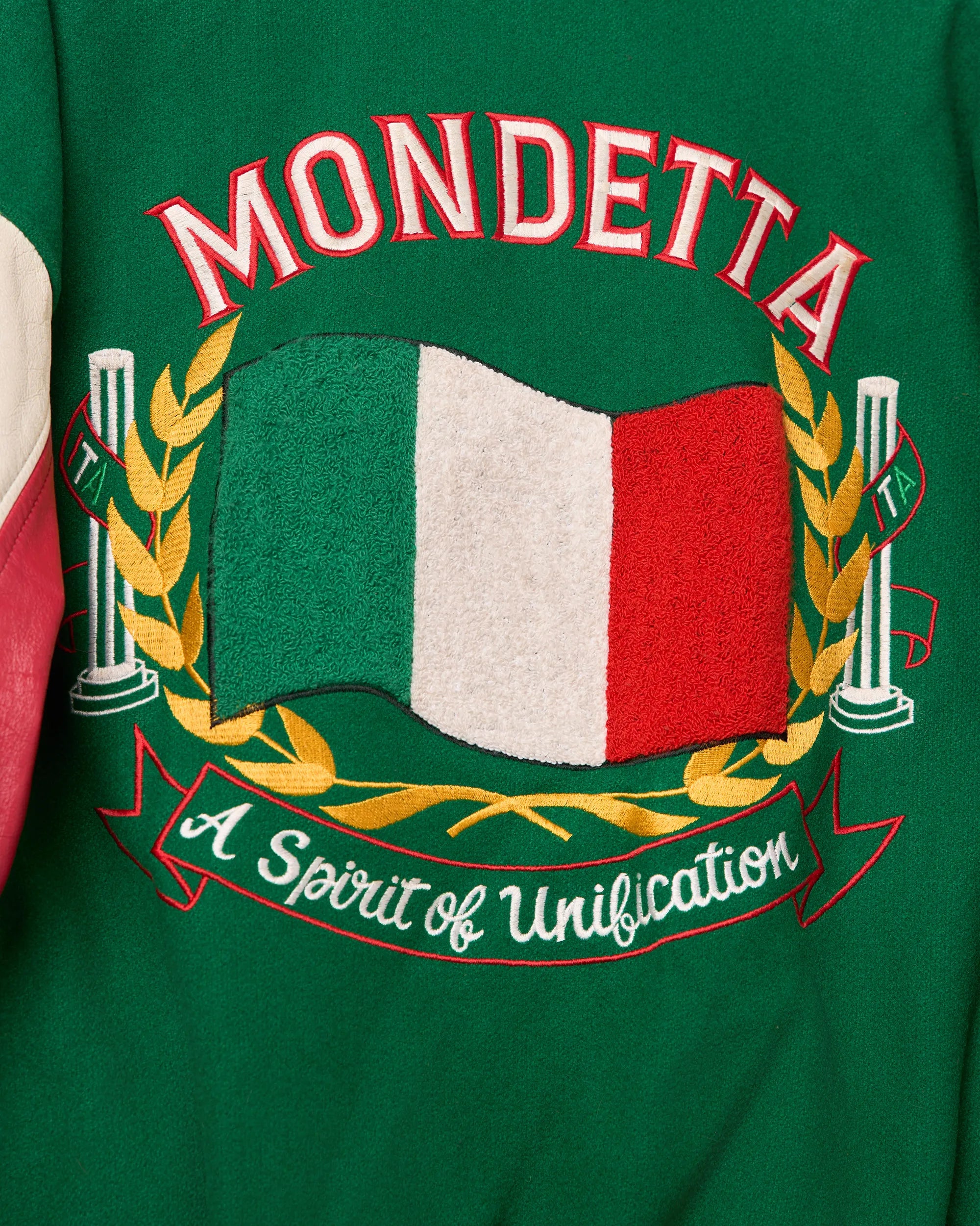 Mondetta ‘Everywear’ ITA Leather Melton Bomber