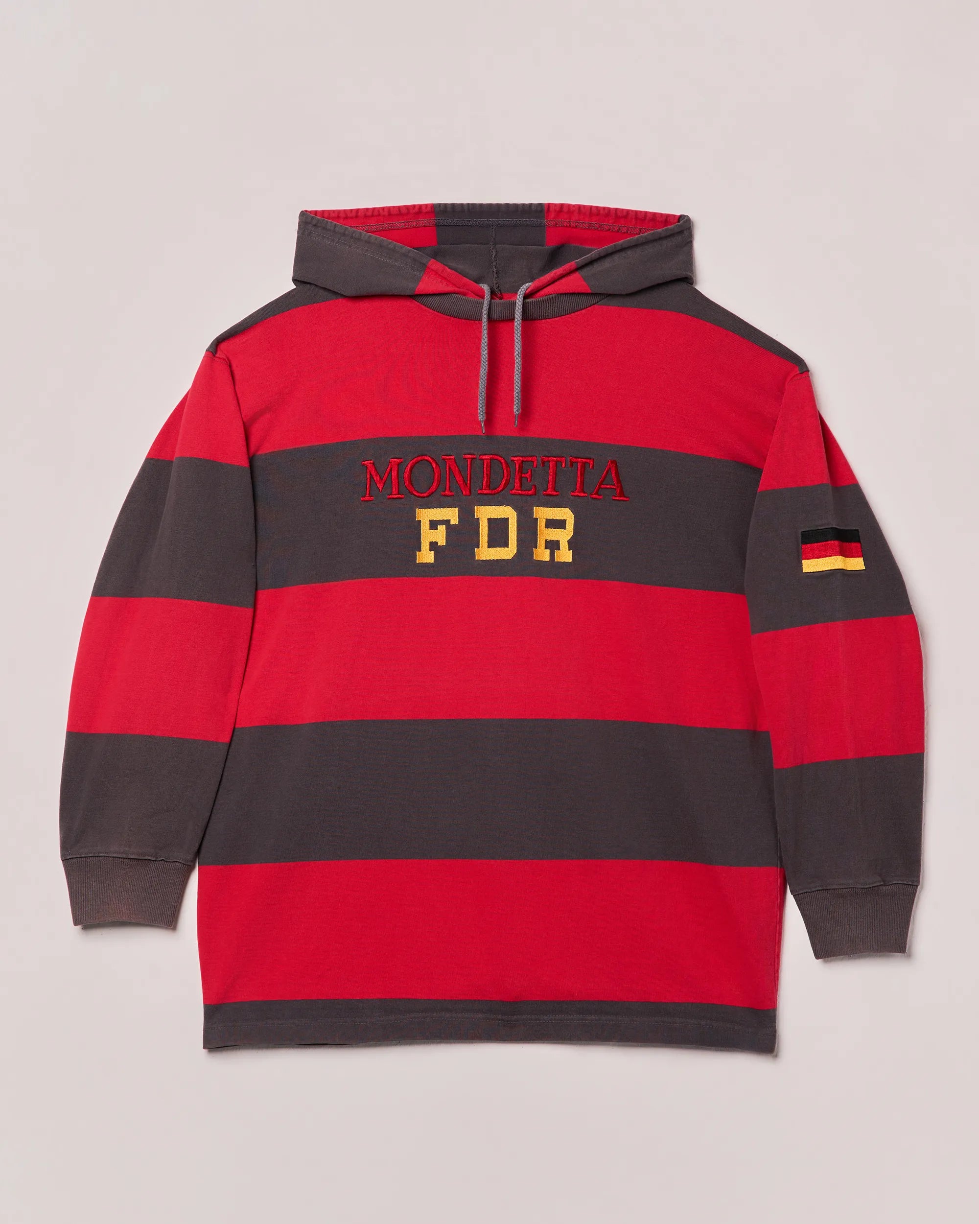 Mondetta ‘FDR’ Striped Hoodie