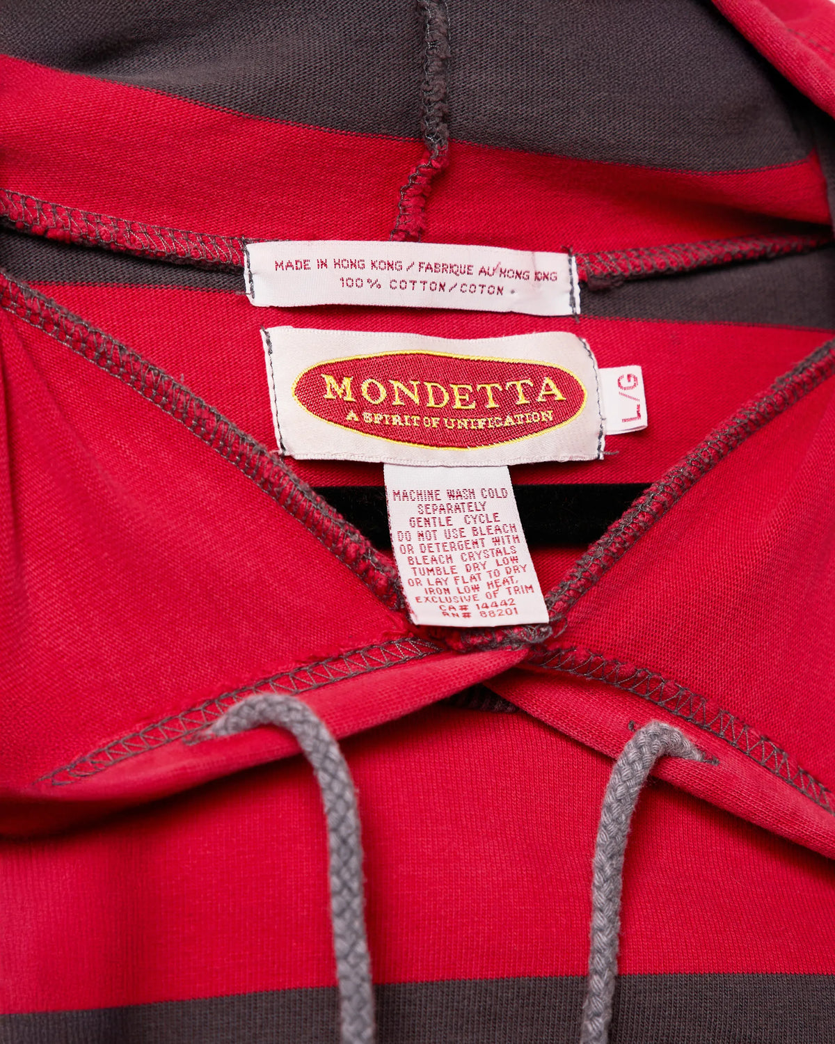 Mondetta ‘FDR’ Striped Hoodie