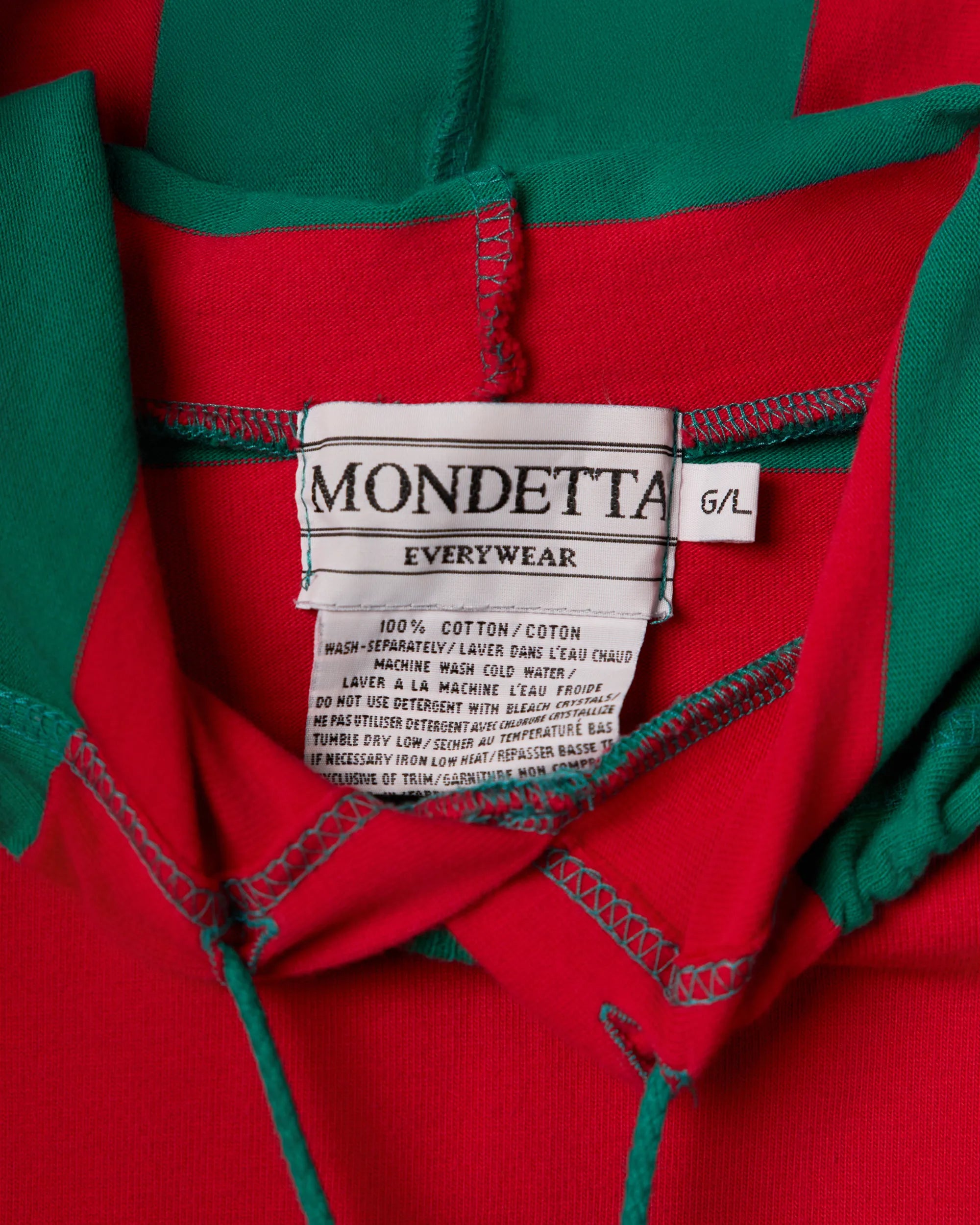 Mondetta ‘ITA’ Striped Hoodie
