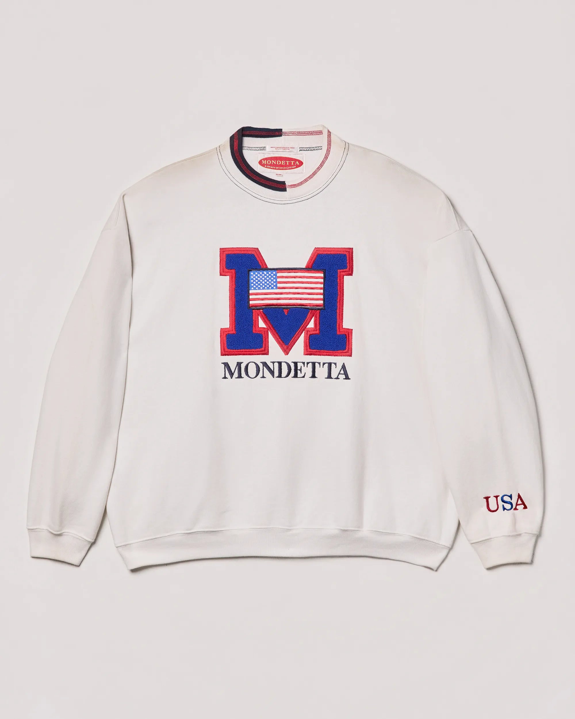 Mondetta M-USA Two Tone Collar Sweatshirt