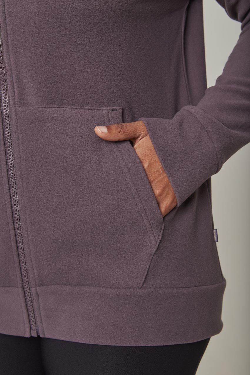 Women’s Cozy Full-Zip Velour Hoodie