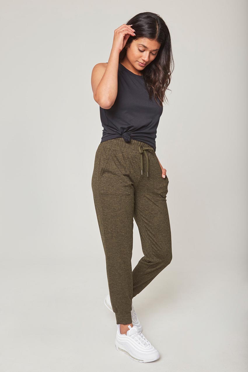 Women’s Melange Peached Jogger