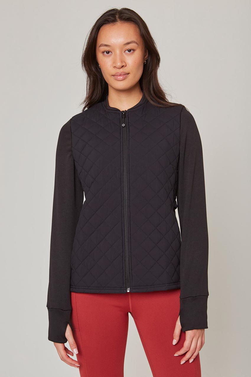 Mondetta Women's Hybrid Jacket in Black