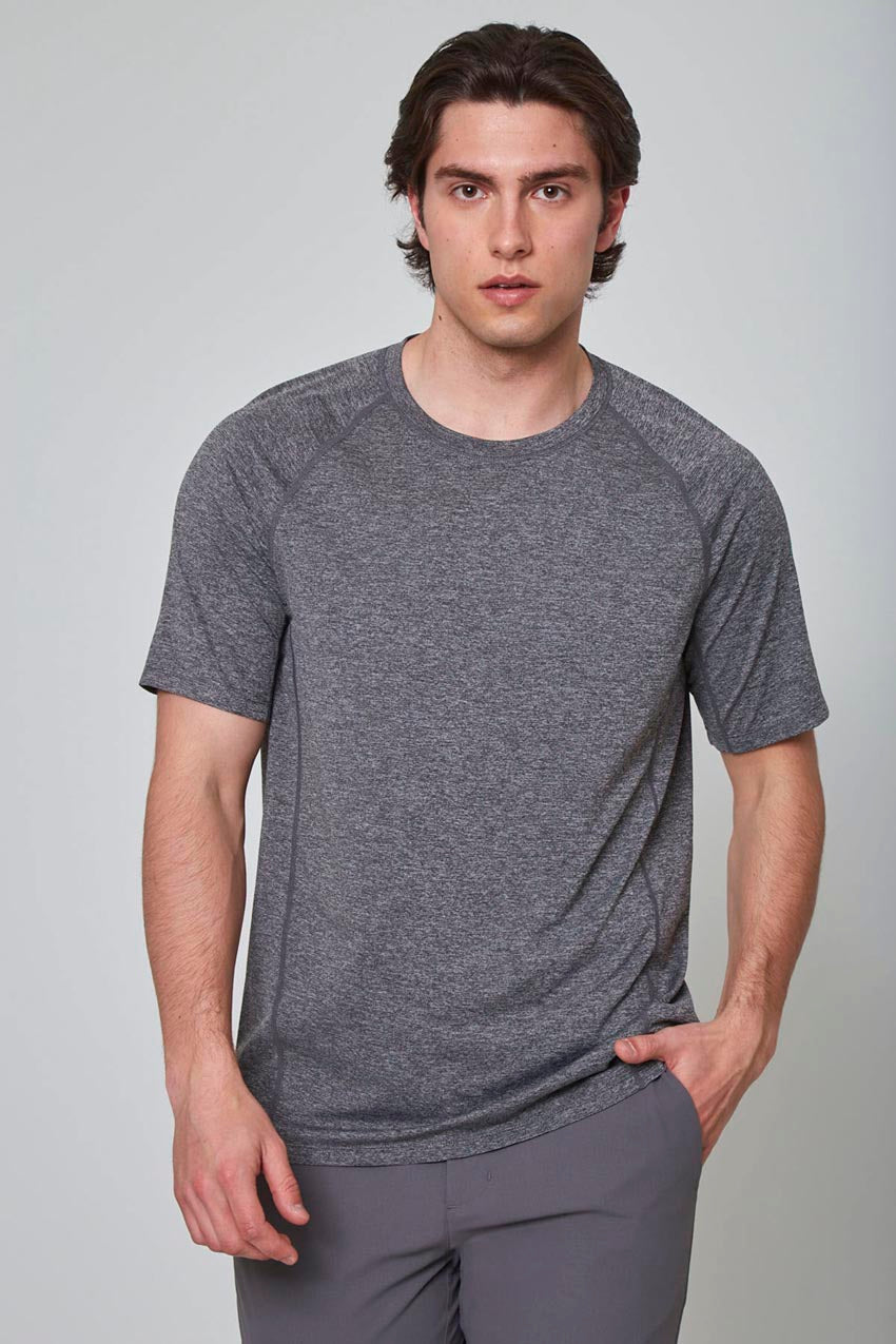 Mondetta Men’s Evolution Tee in Black Melange