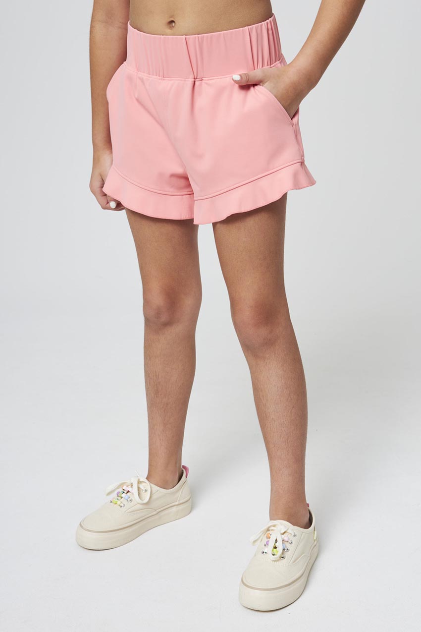 MPG Sport Vital Layering Girls Short  in Strawberry