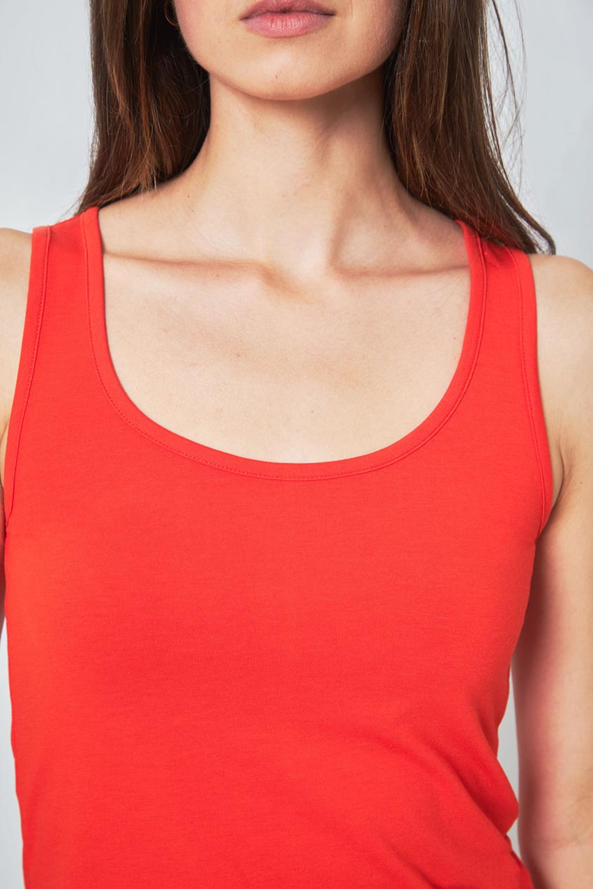 Expression Scoop Neck Tank Top