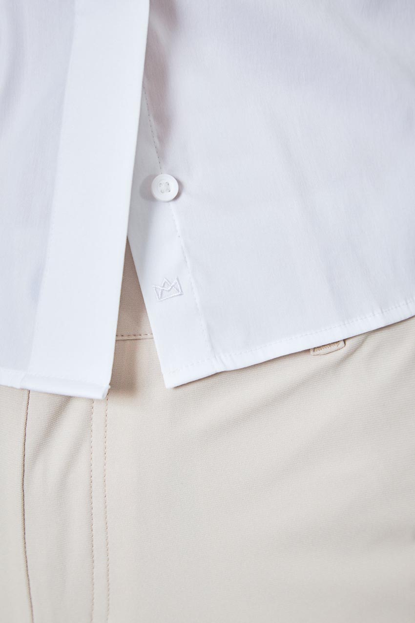 Suitable Cropped Shirt with Pockets