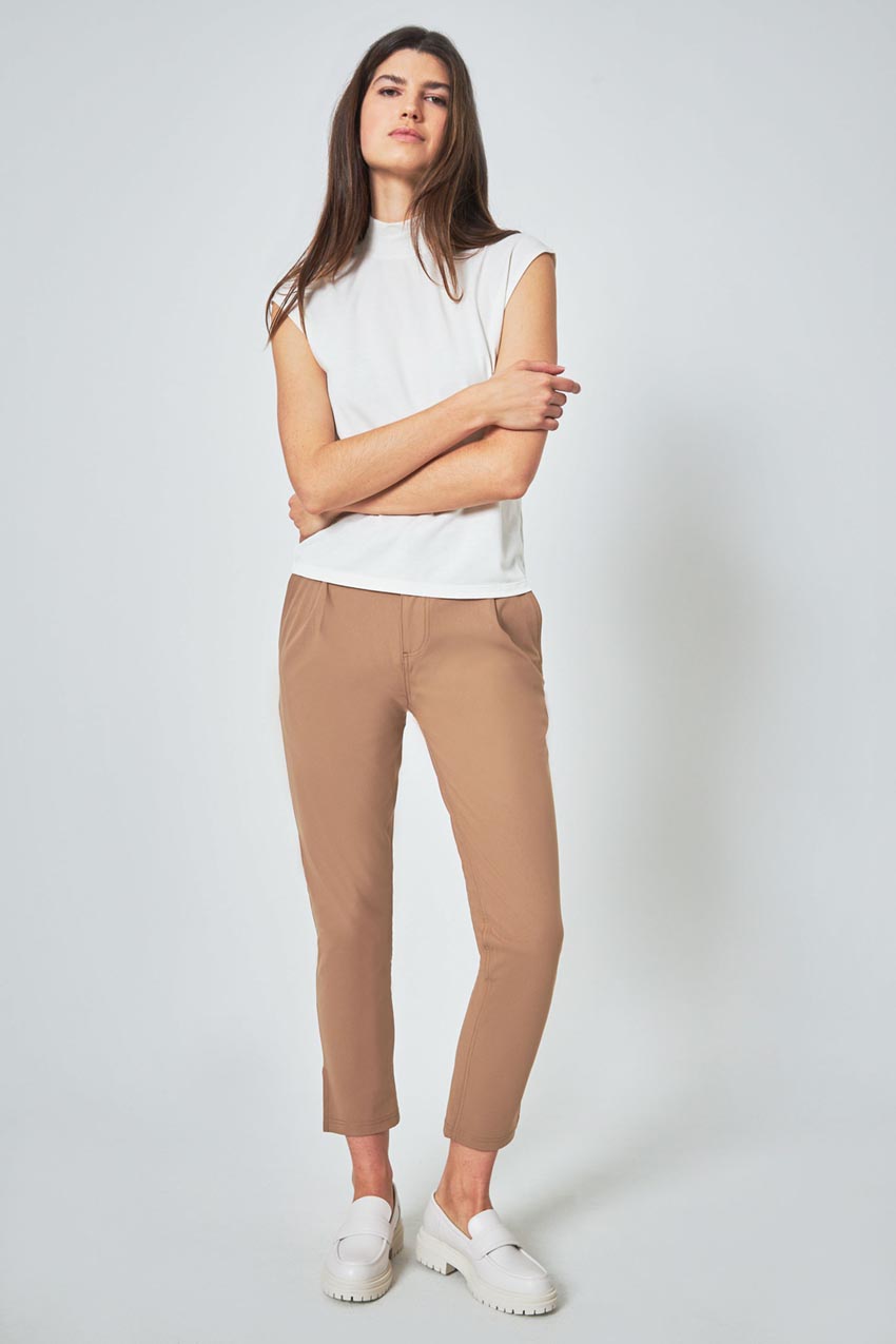 Limitless High-Rise Ankle Pant with Pleats