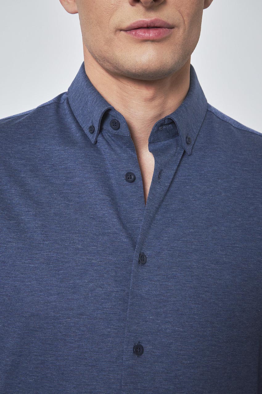 Interview FlexPique Knit Standard-Fit Shirt