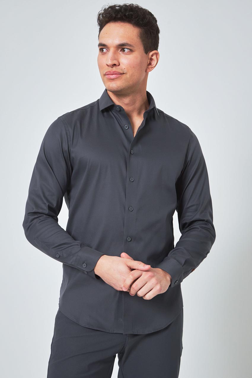 PerformLuxe Cotton Nylon Twill Slim-Fit Shirt