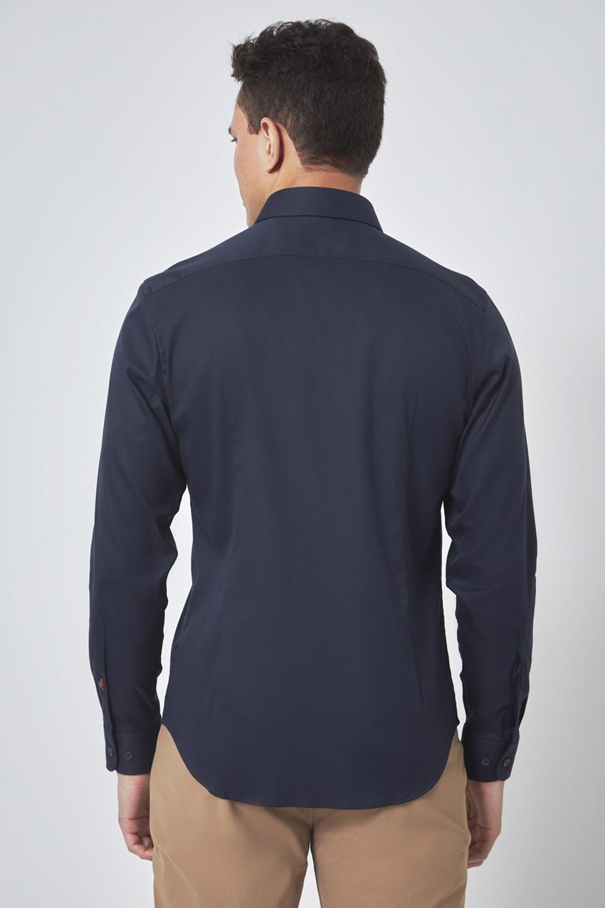 PerformLuxe Cotton Nylon Twill Slim-Fit Shirt