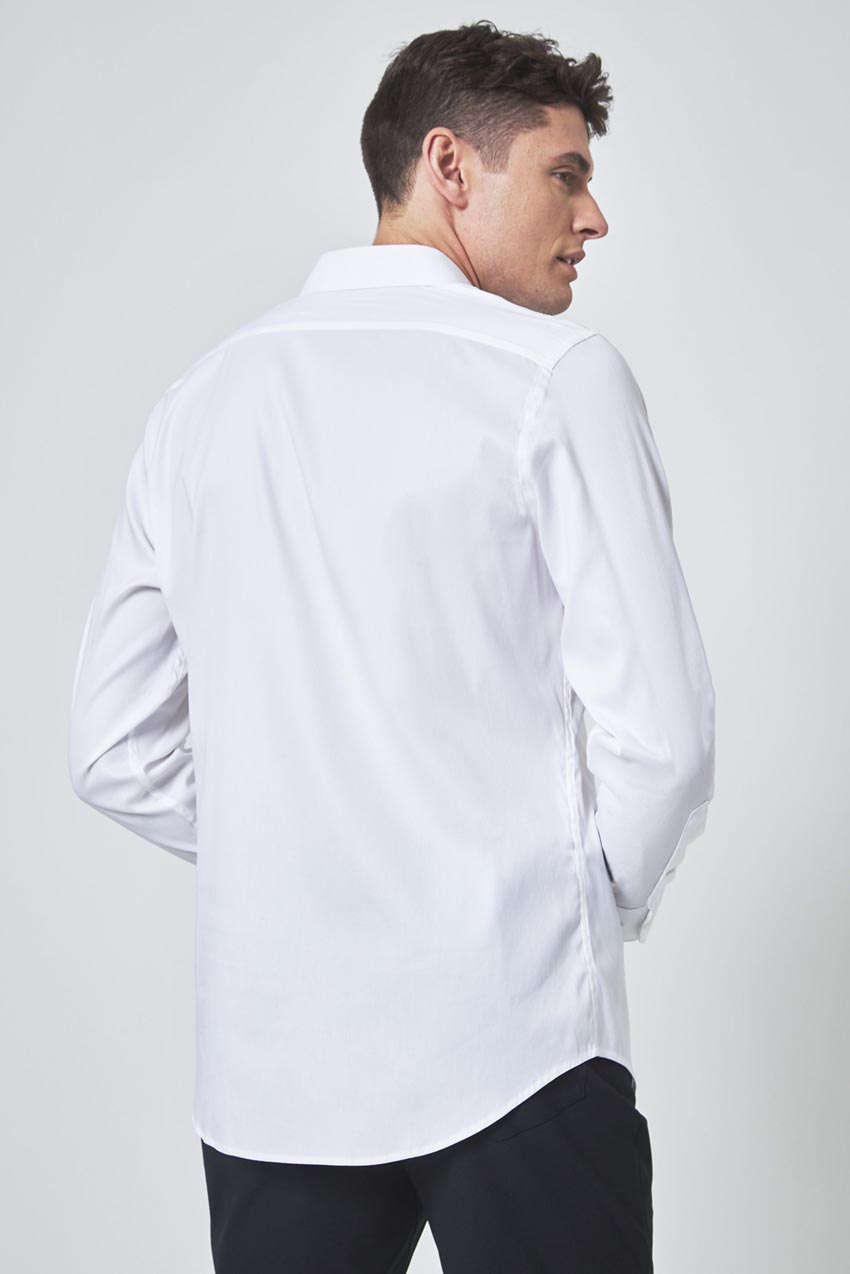 PerformLuxe Cotton Nylon Twill Standard-Fit Shirt